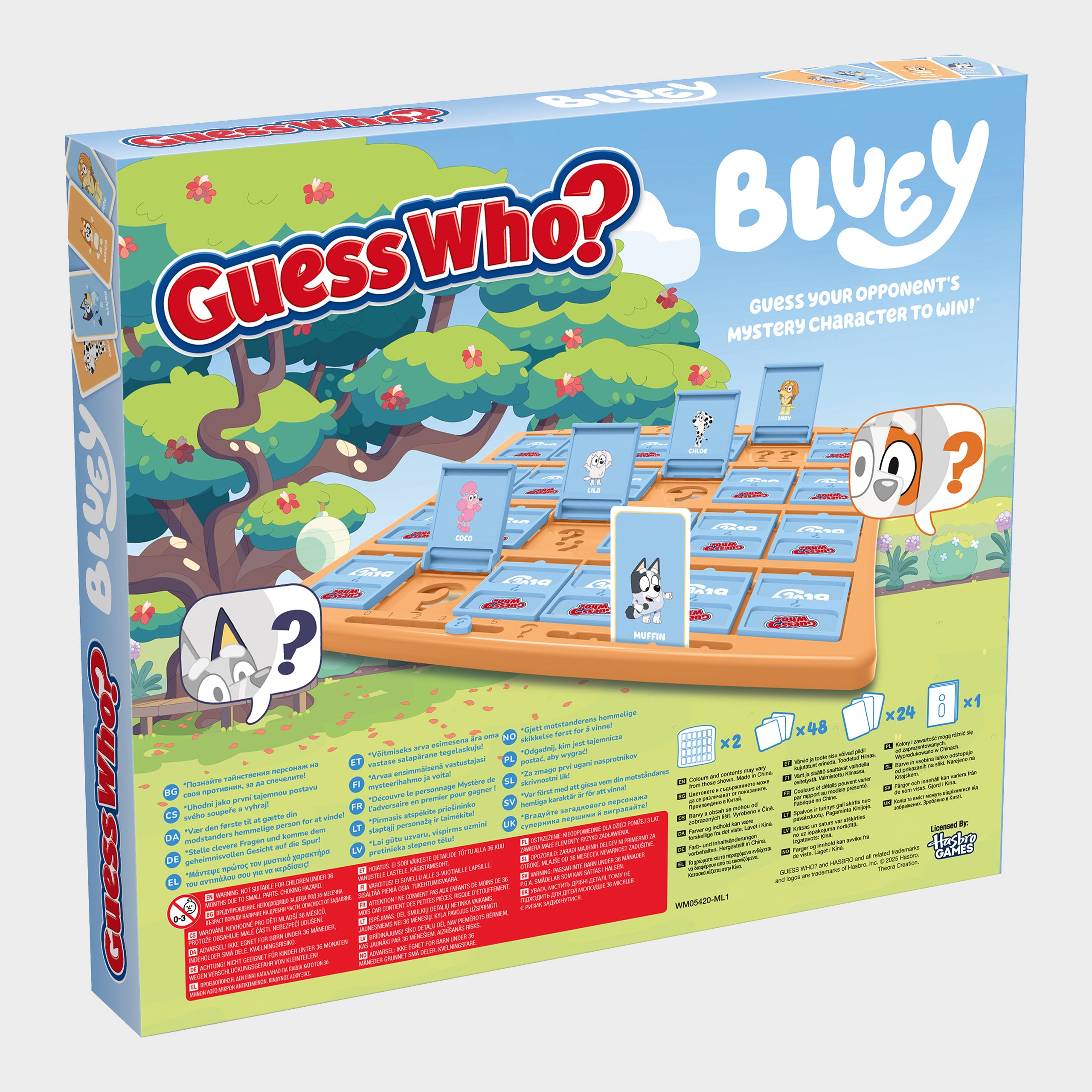 Guess Who Bluey Board Game