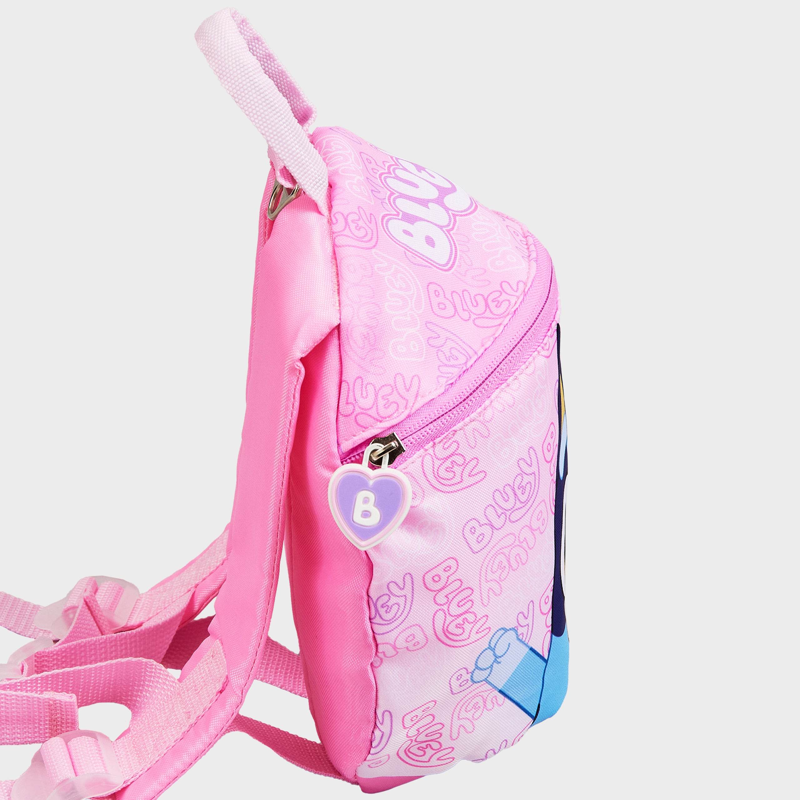 Bluey Backpack Pink Reins - Character.com