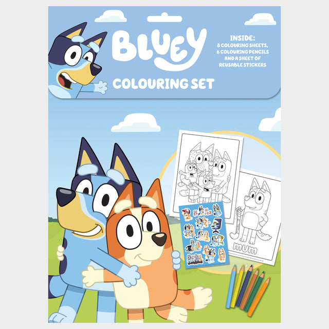 Bluey Colouring Book Set