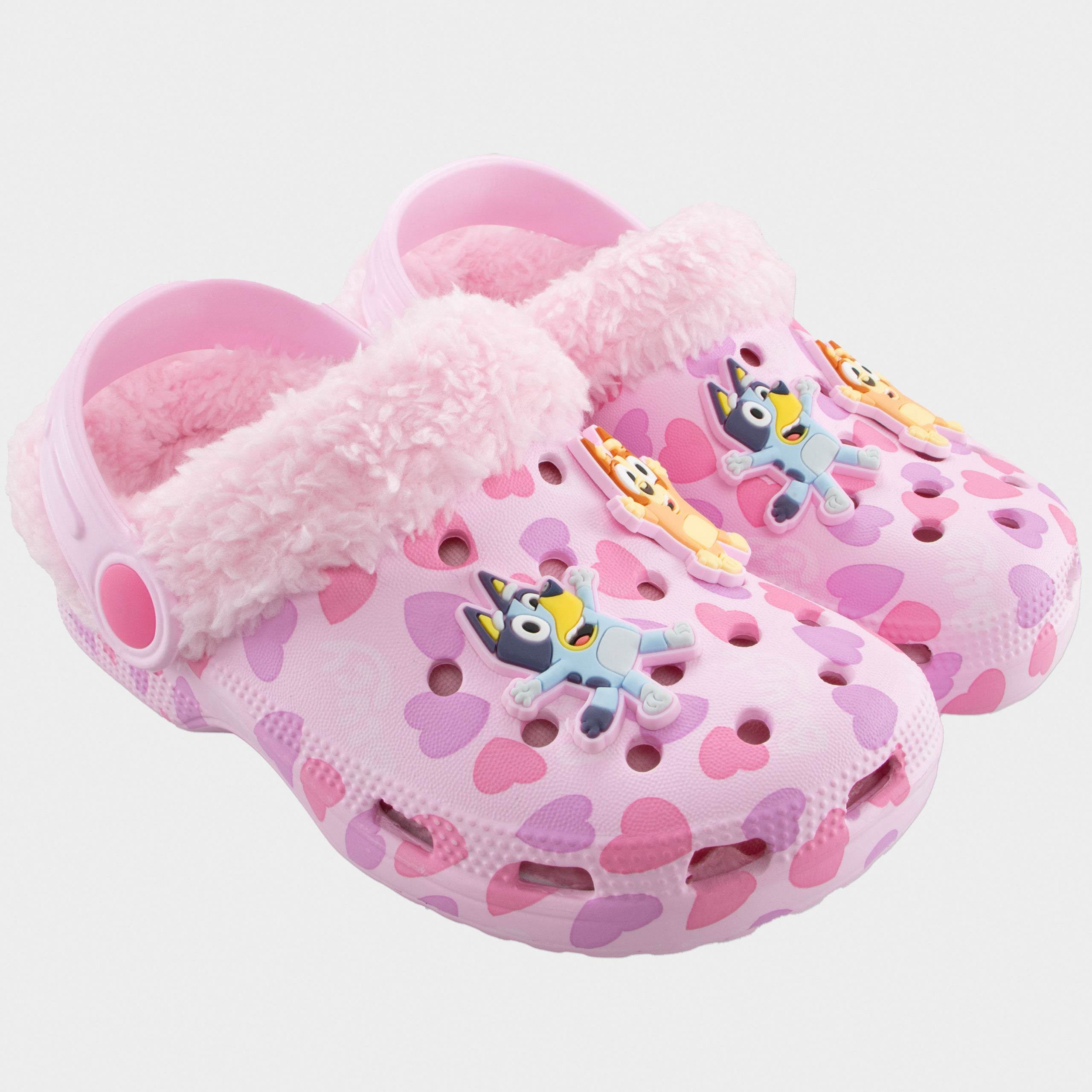 Bluey and Bingo Fleece Lined Clogs - Character.com