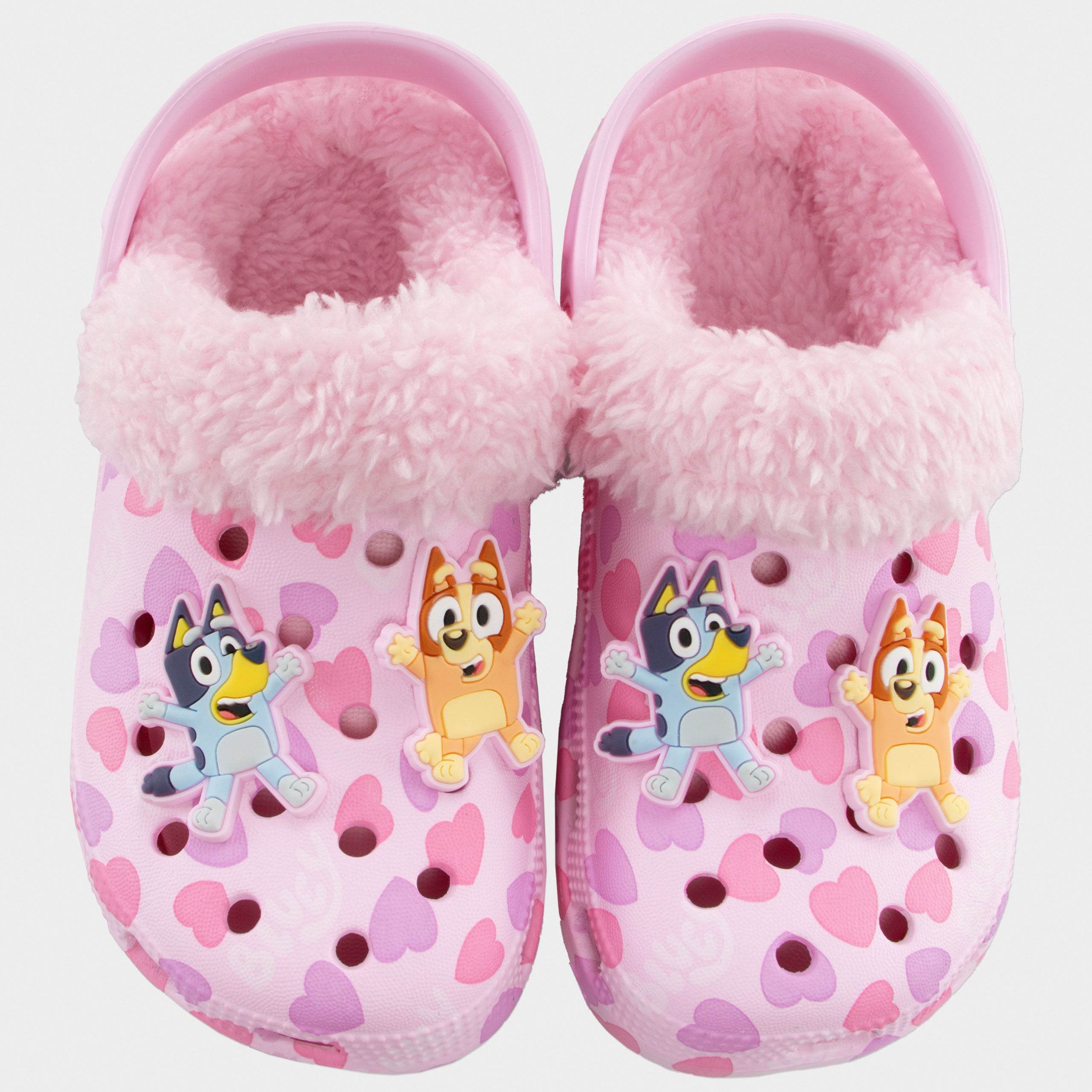Bluey and Bingo Fleece Lined Clogs - Character.com