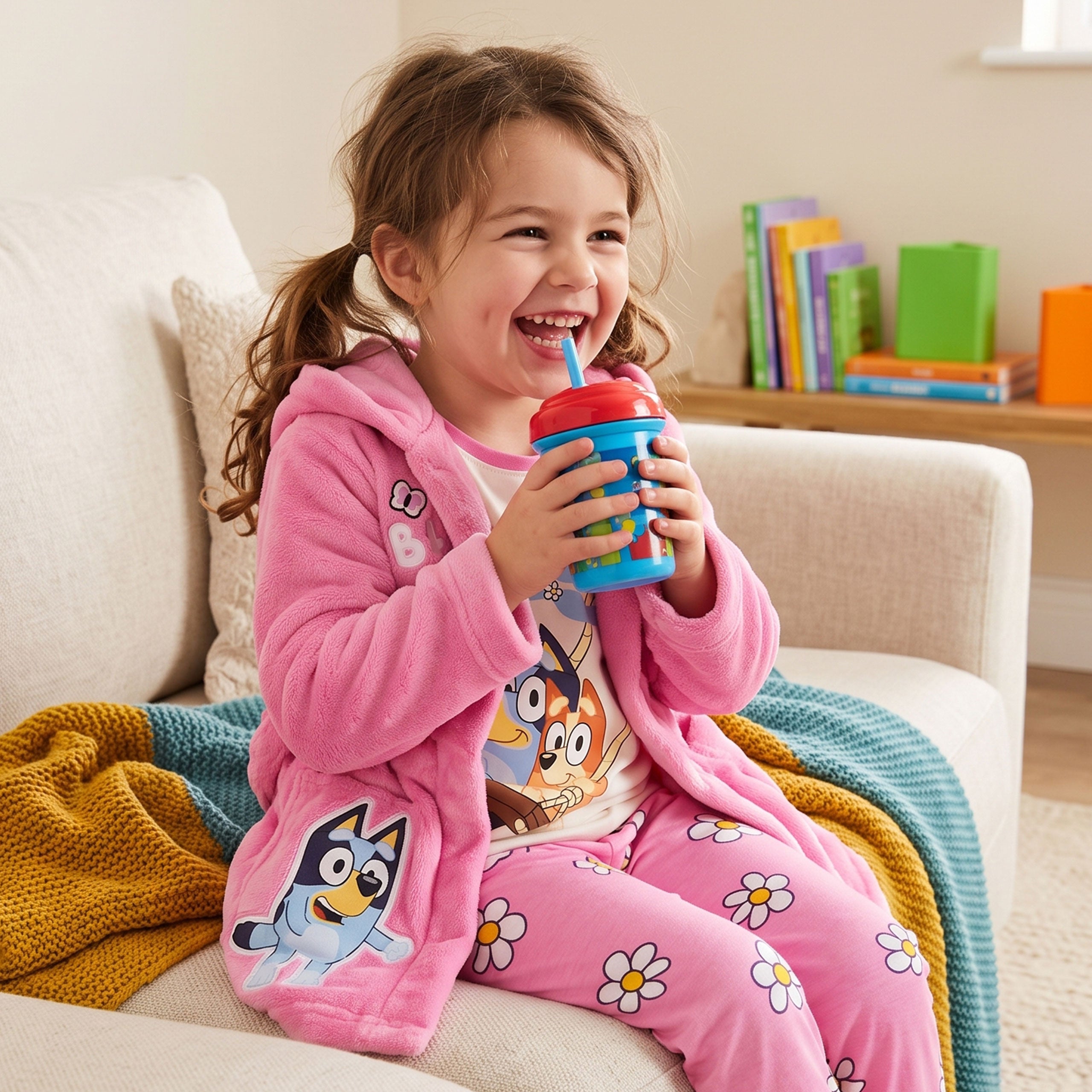 Bluey & Bingo Pyjamas and Dressing Gown Set