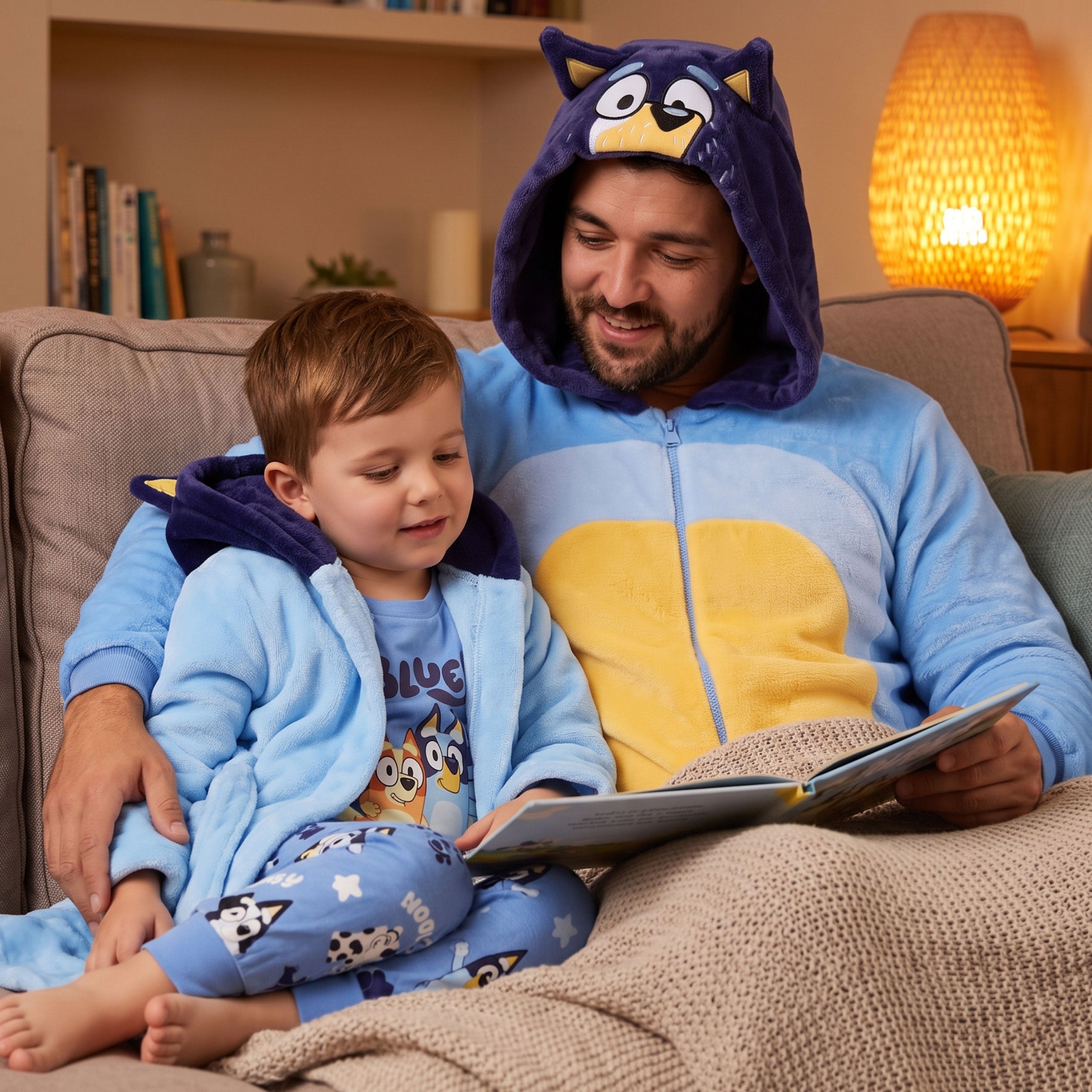 Bluey Pyjamas and Dressing Gown Set
