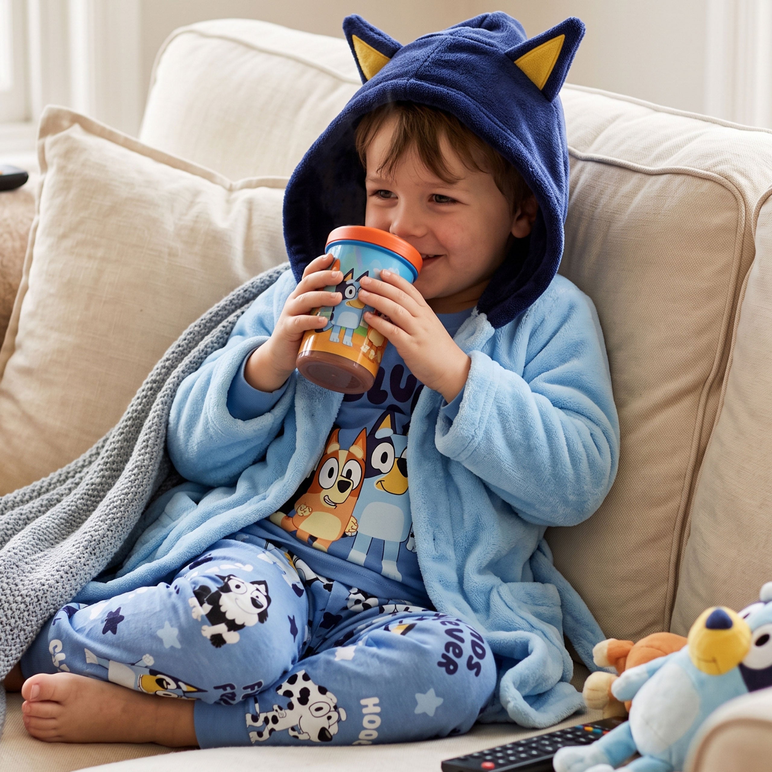 Bluey Pyjamas and Dressing Gown Set