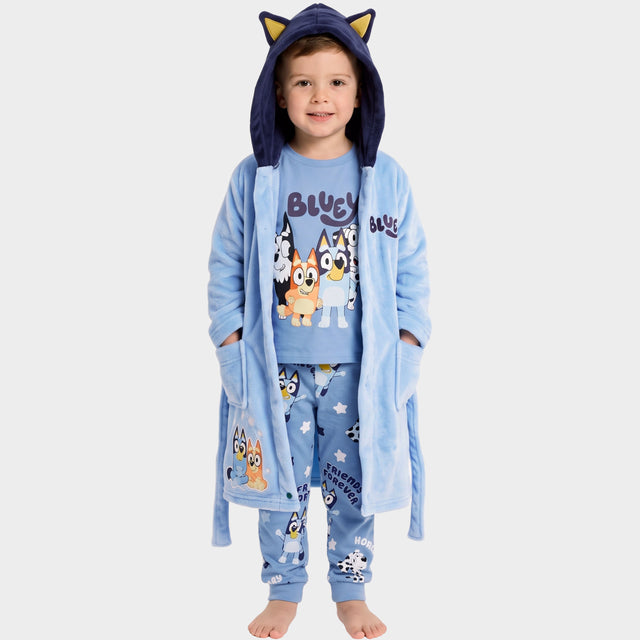 Bluey Pyjamas and Dressing Gown Set