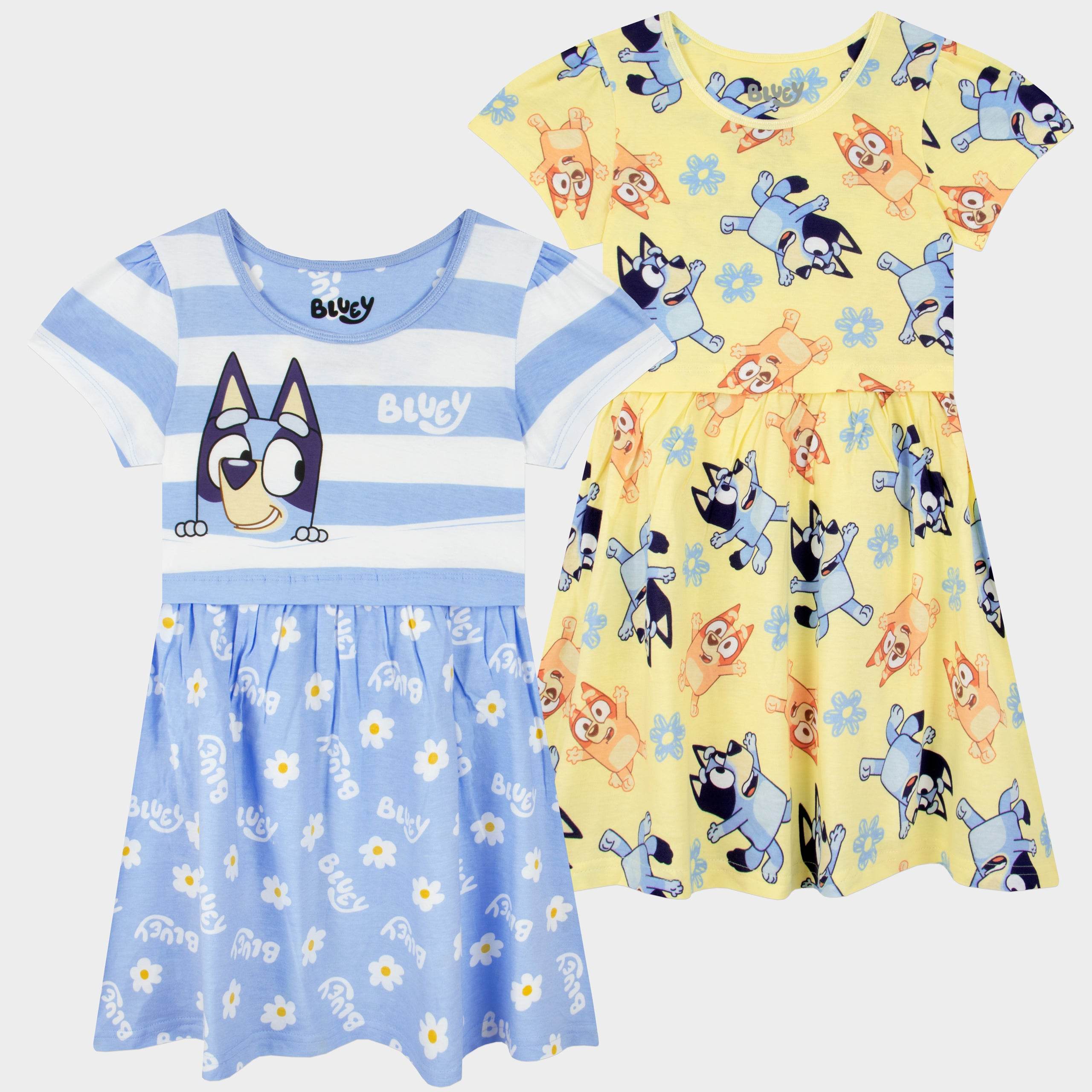 Bluey Dress 2 Pack | Girls Dresses | Official Bluey Merchandise ...