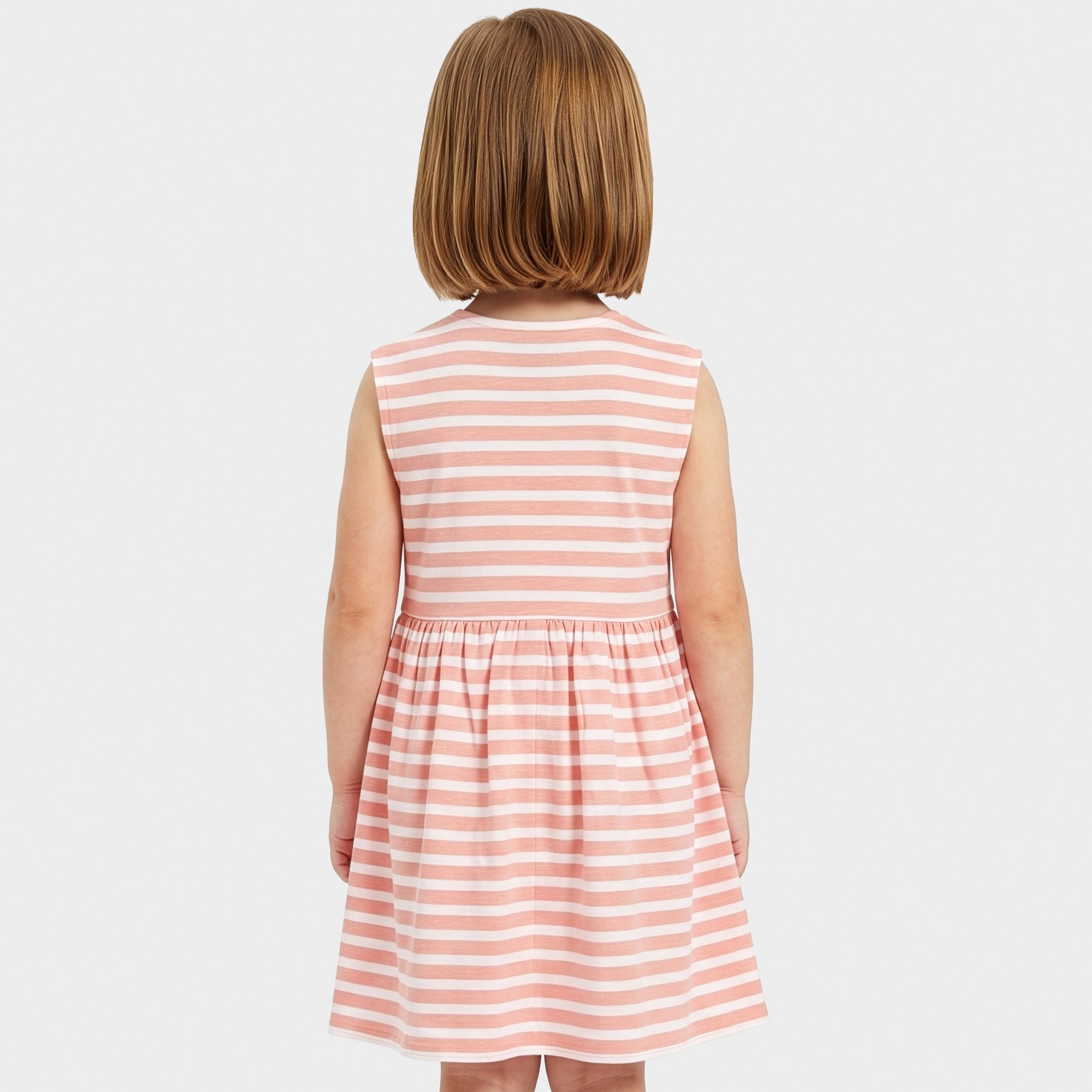 Bluey Stripe Button Down Dress