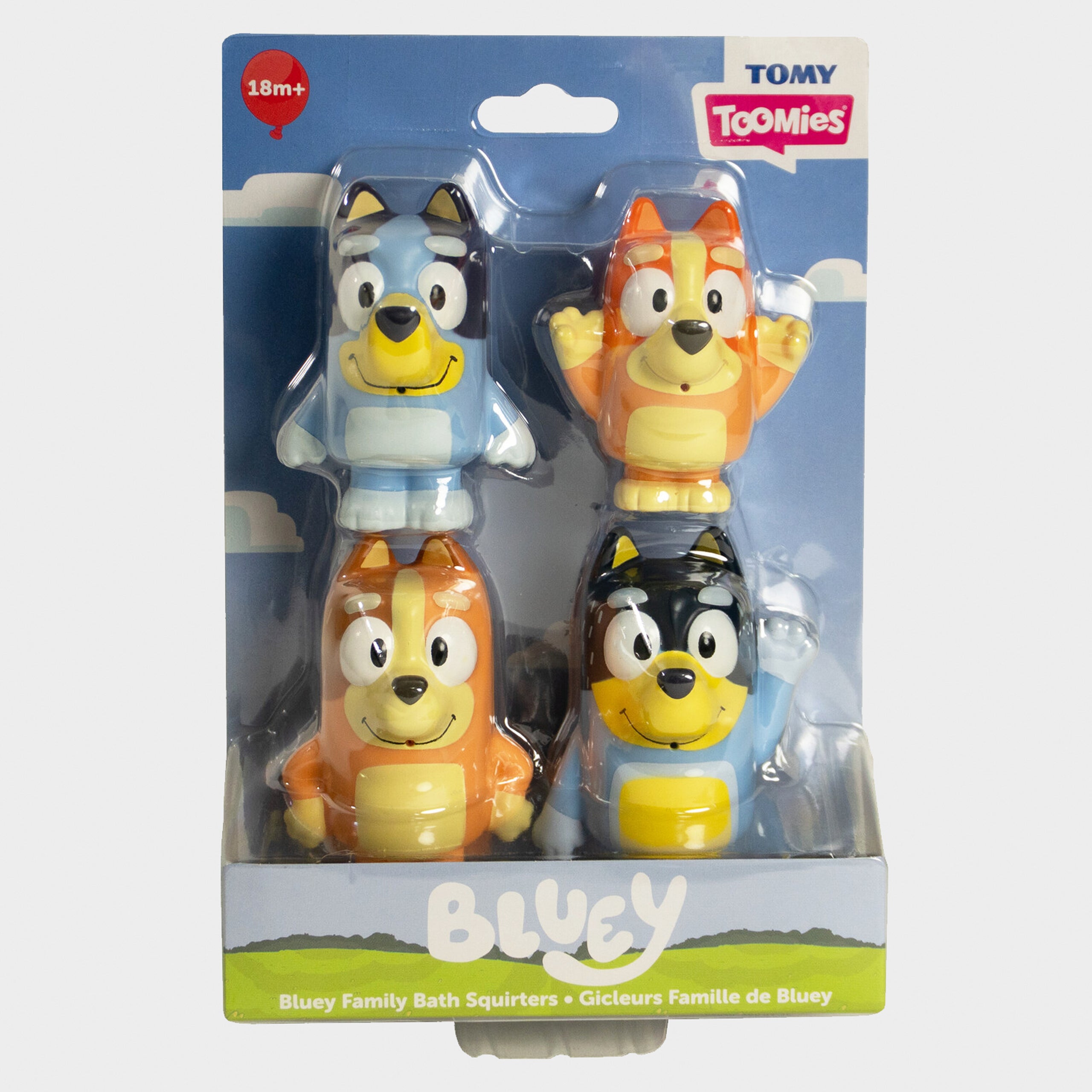 Bluey Toy Squirter 4 Pack