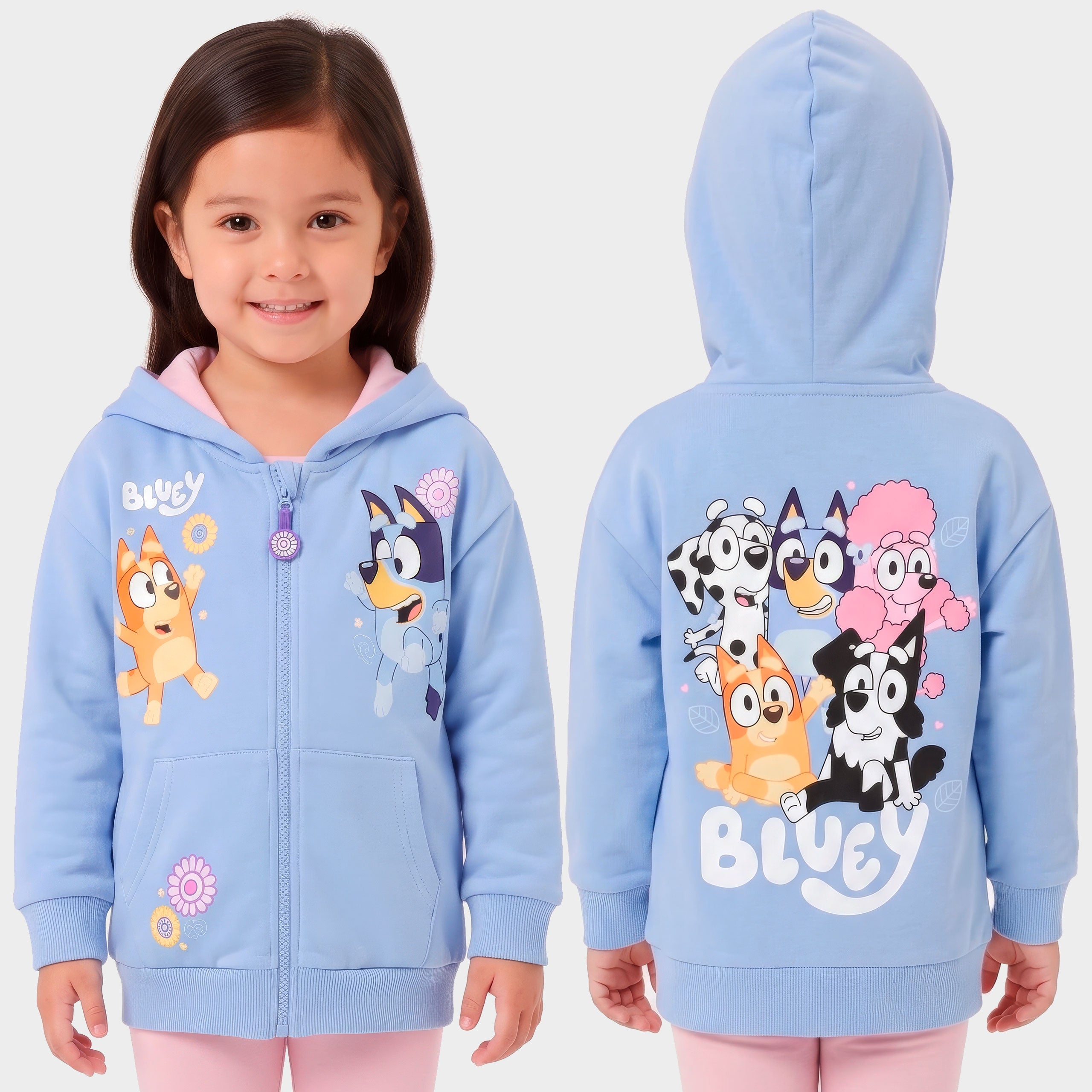 Bluey Zip Up Hoodie