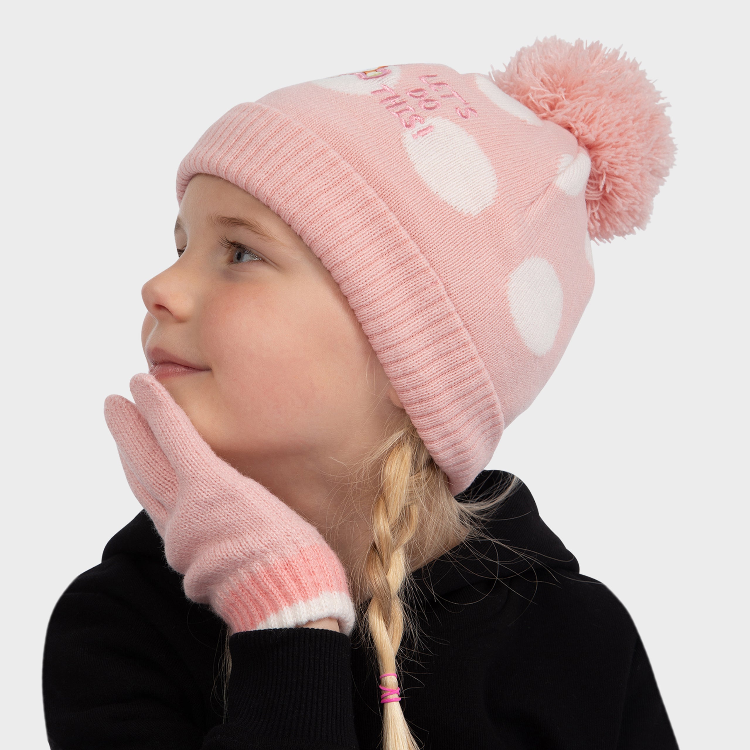 Bluey Hat And Gloves Set - Let's Do This!