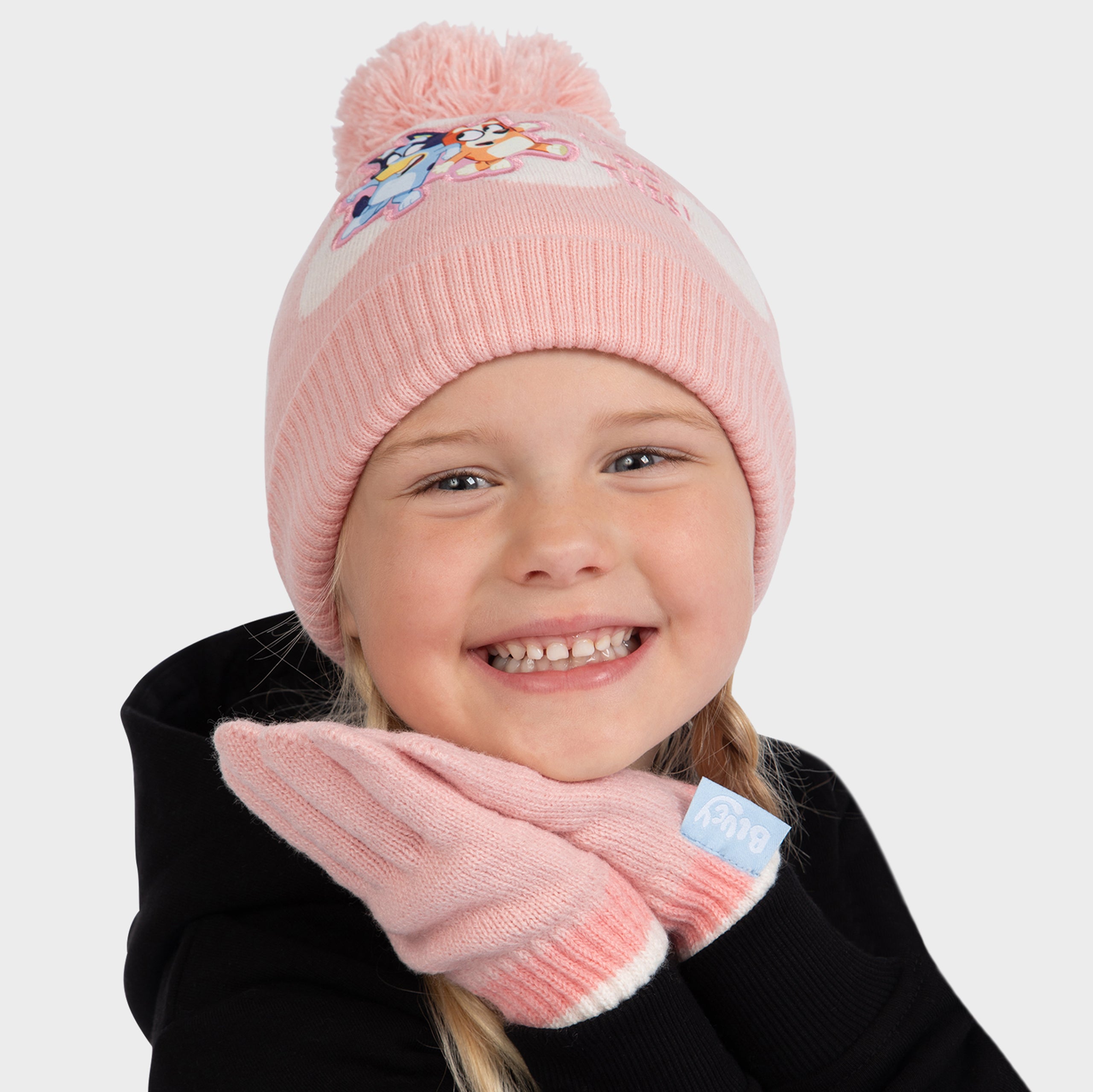 Bluey Hat And Gloves Set - Let's Do This!
