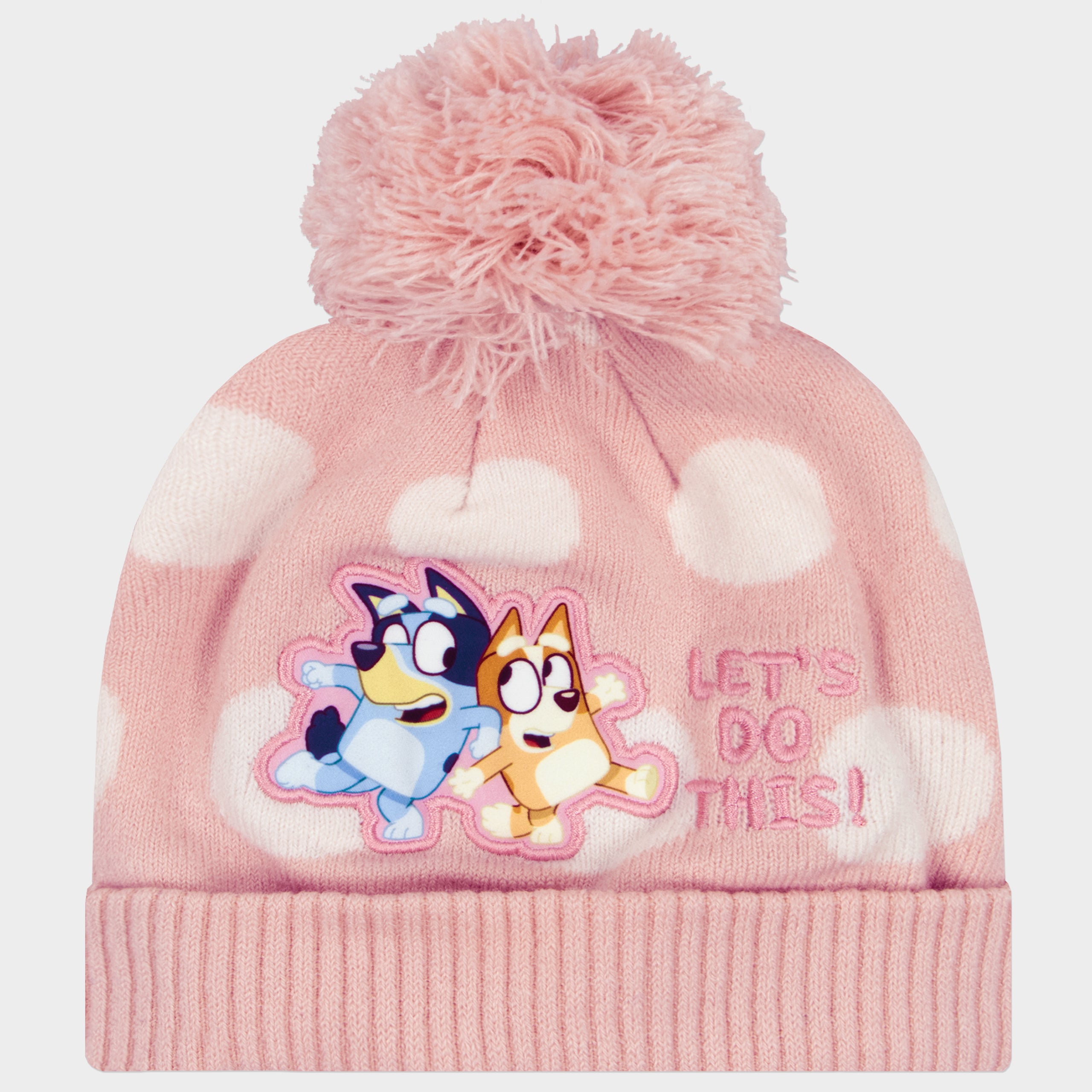 Bluey Hat And Gloves Set - Let's Do This!