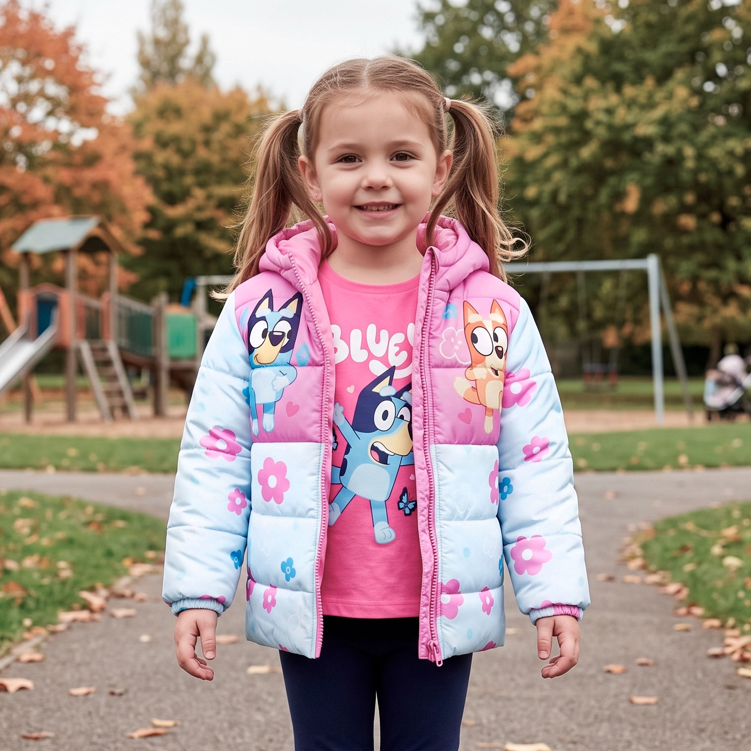 Bluey & Bingo Padded Puffer Jacket