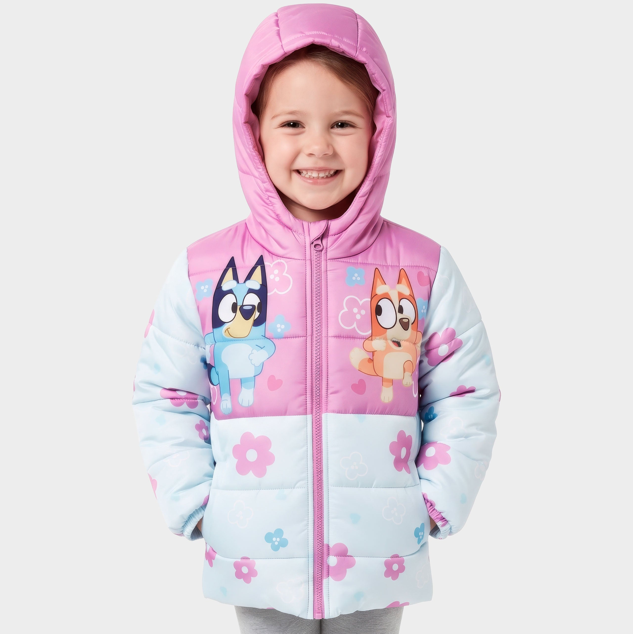 Bluey & Bingo Padded Puffer Jacket