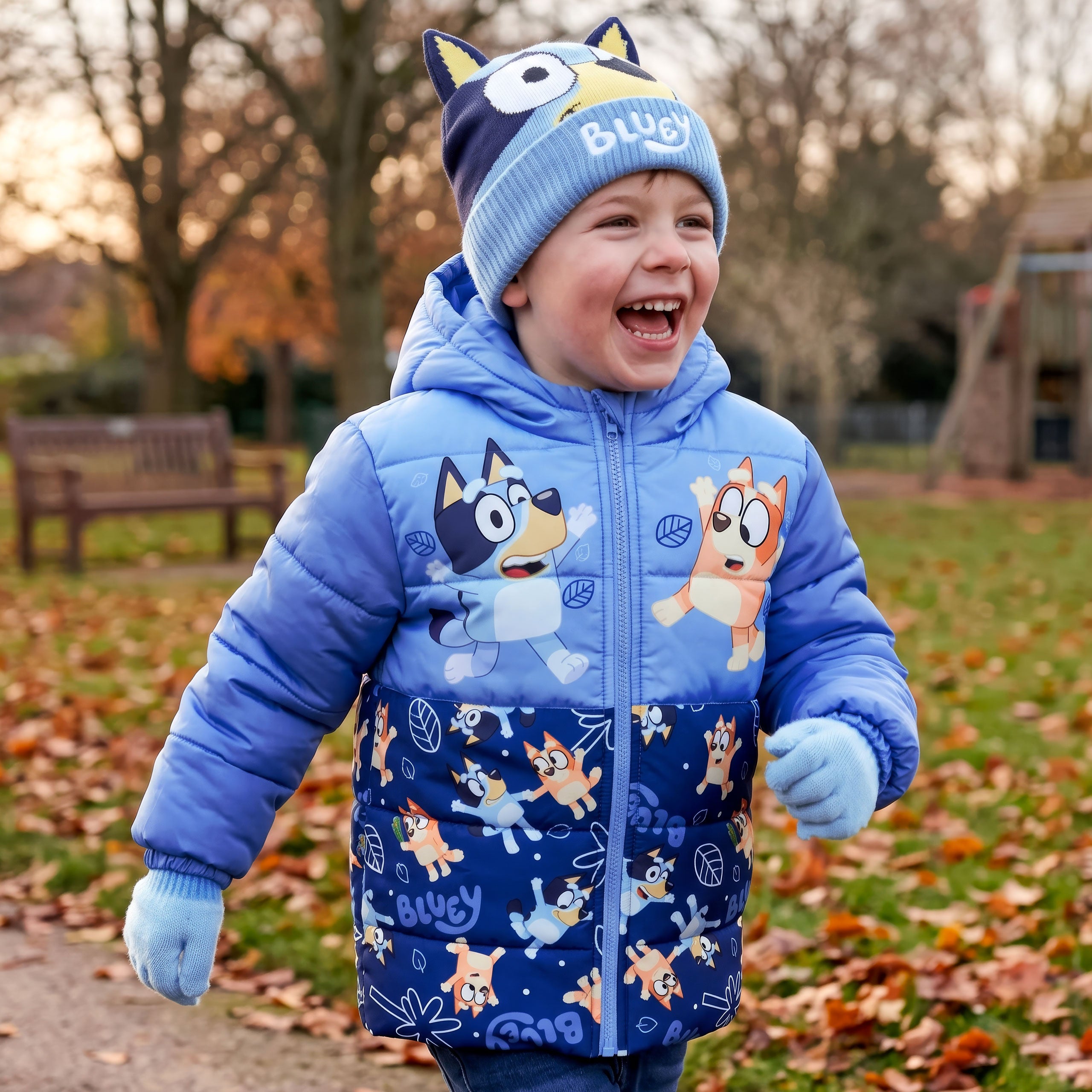 Bluey Padded Puffer Jacket