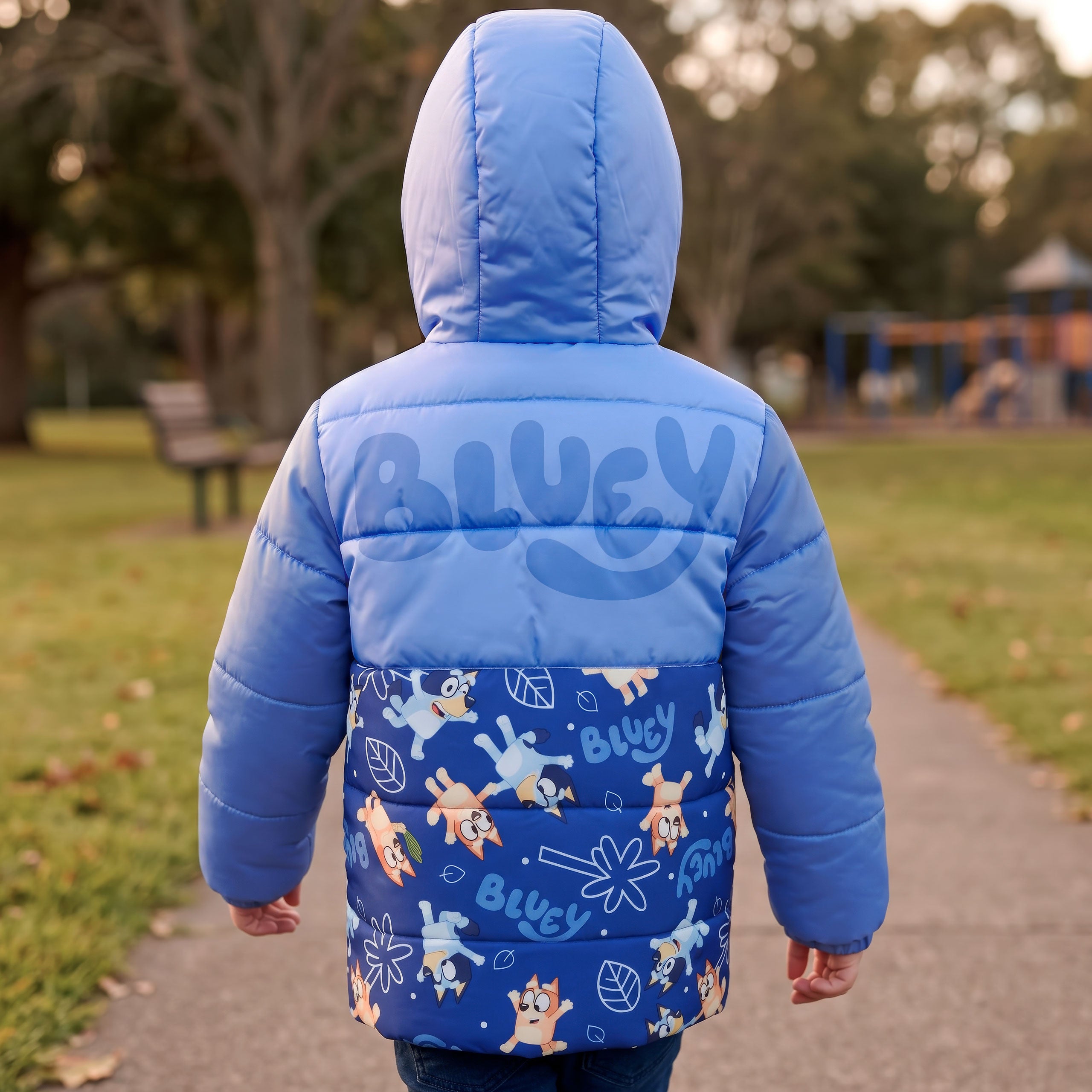 Bluey Padded Puffer Jacket