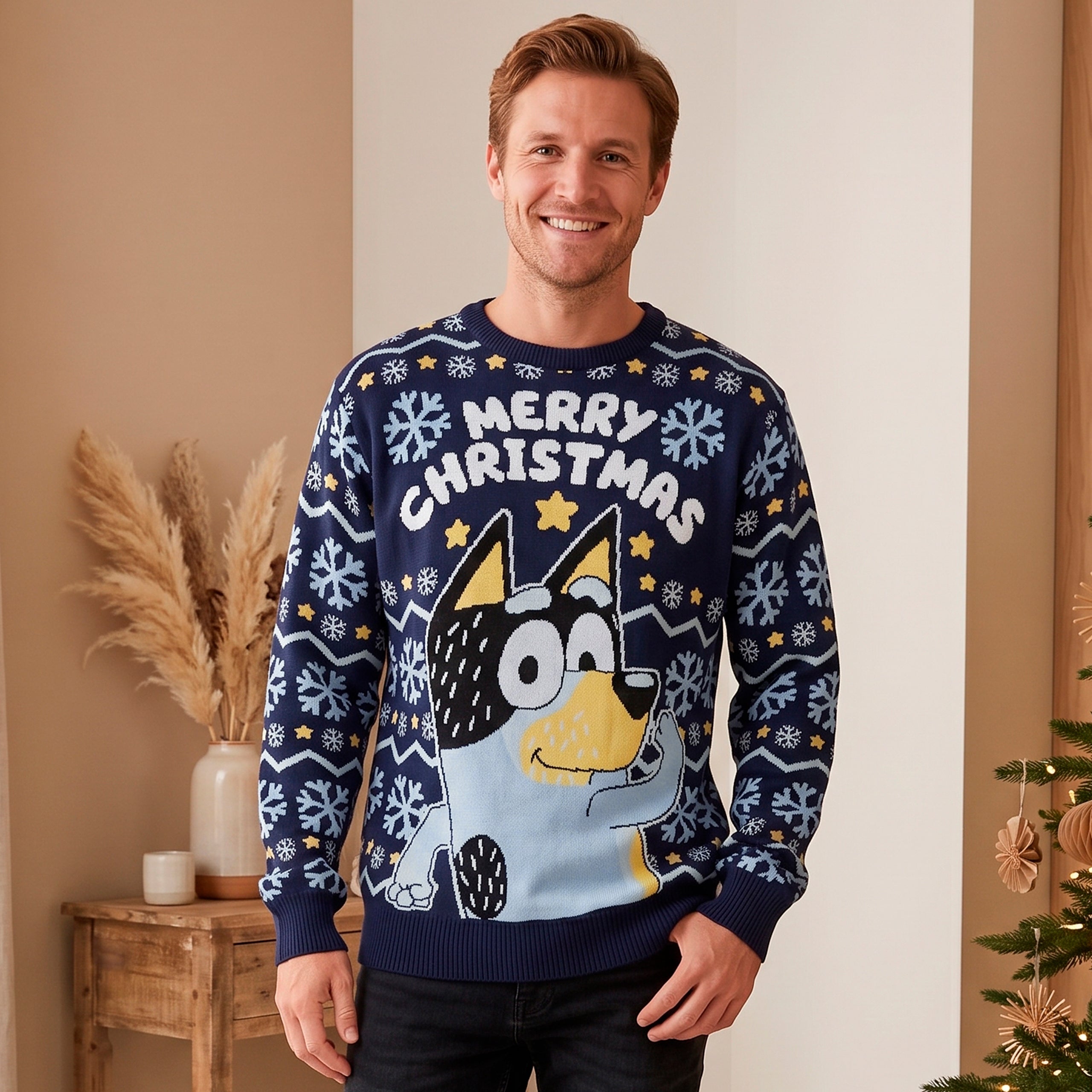 BLUEY TOPS | MENS XMAS JUMPER
