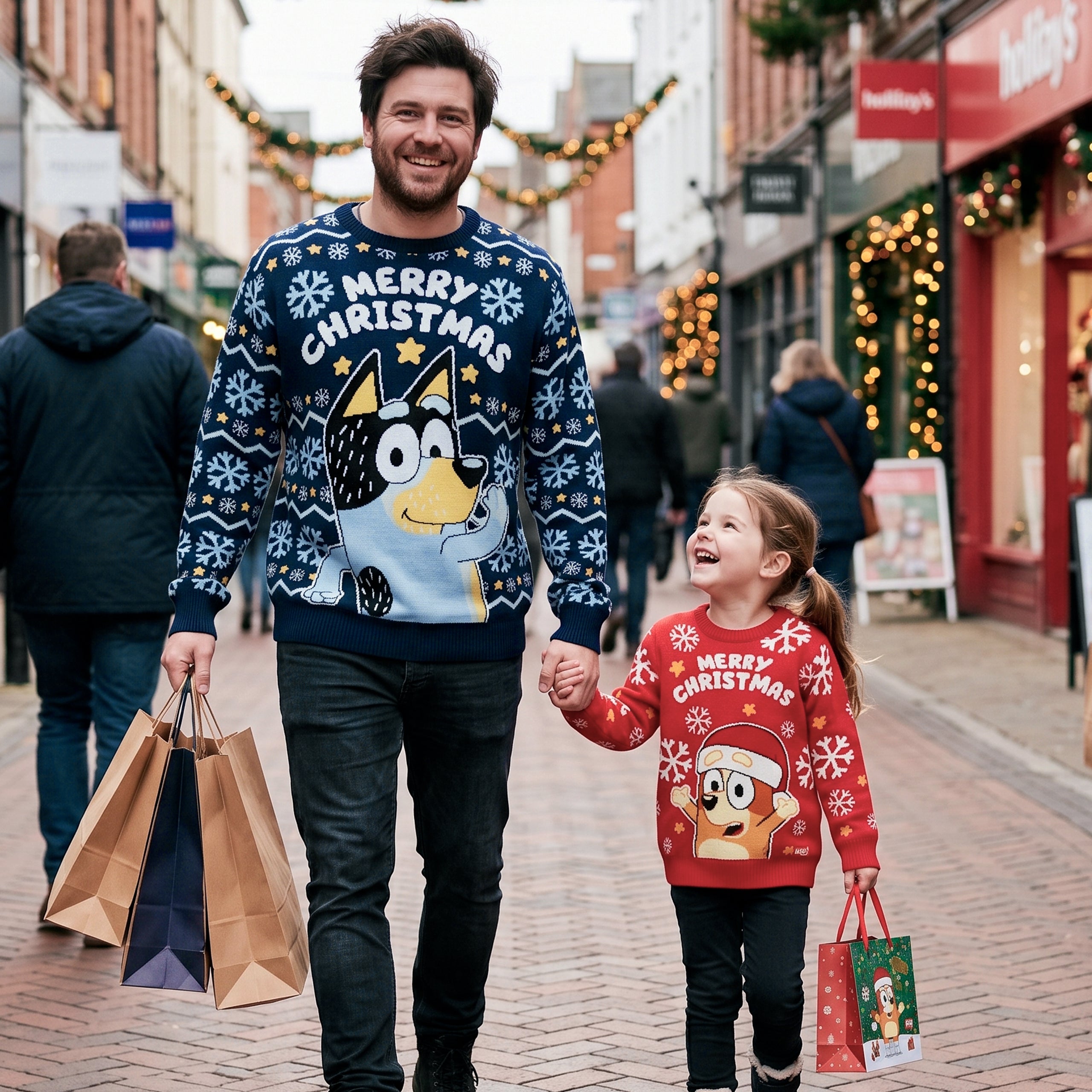 BLUEY TOPS | MENS XMAS JUMPER