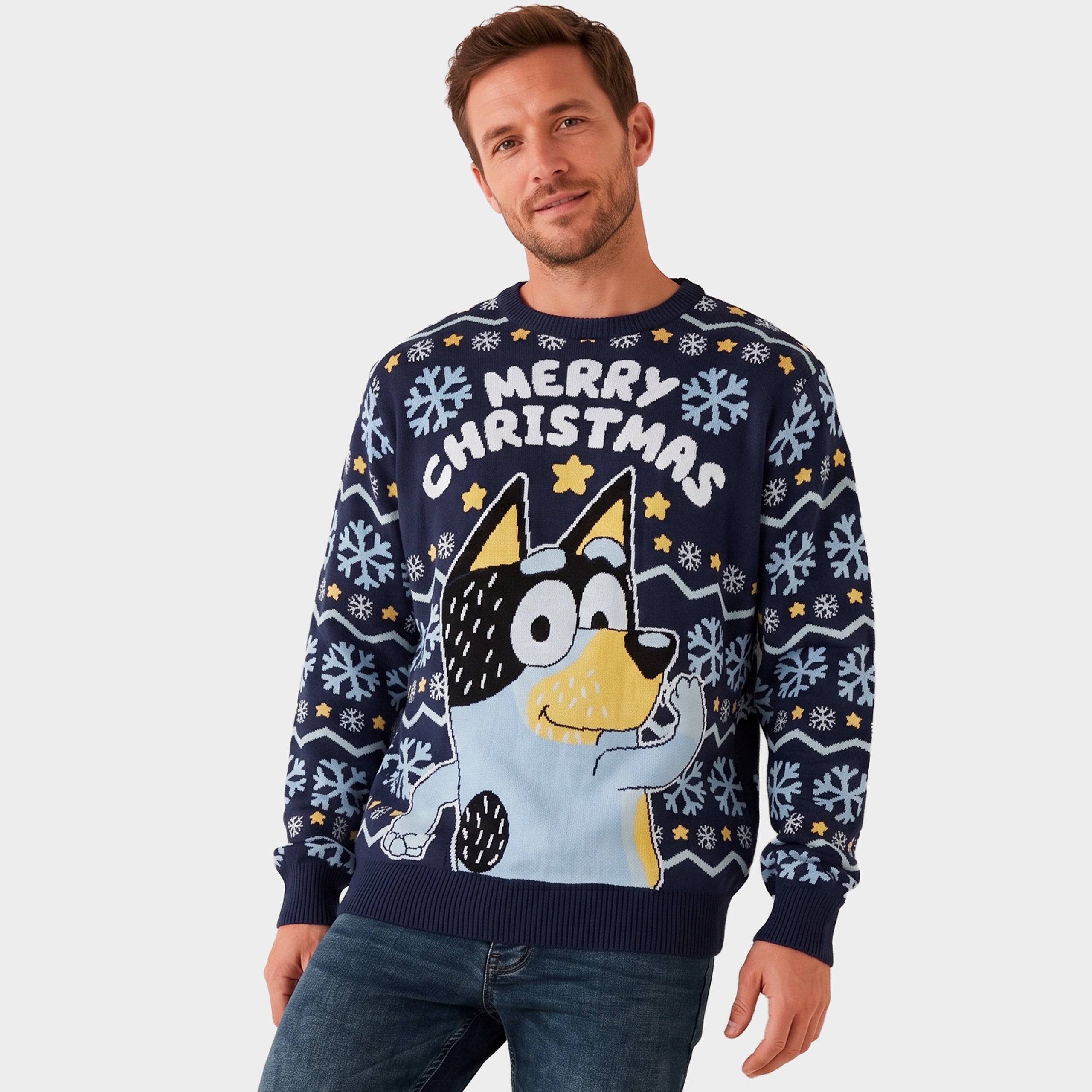 BLUEY TOPS | MENS XMAS JUMPER