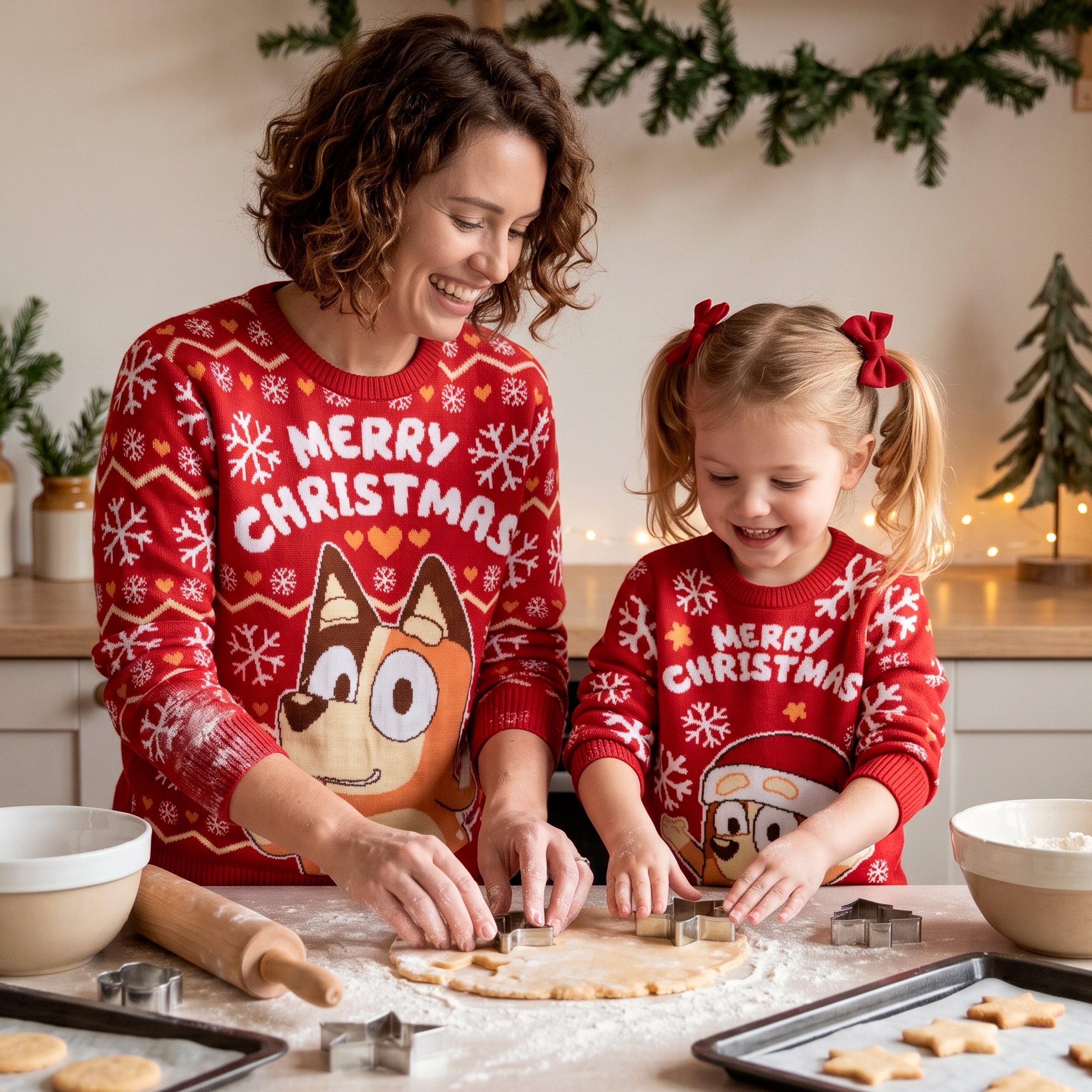 BLUEY TOPS | GIRLS XMAS JUMPER