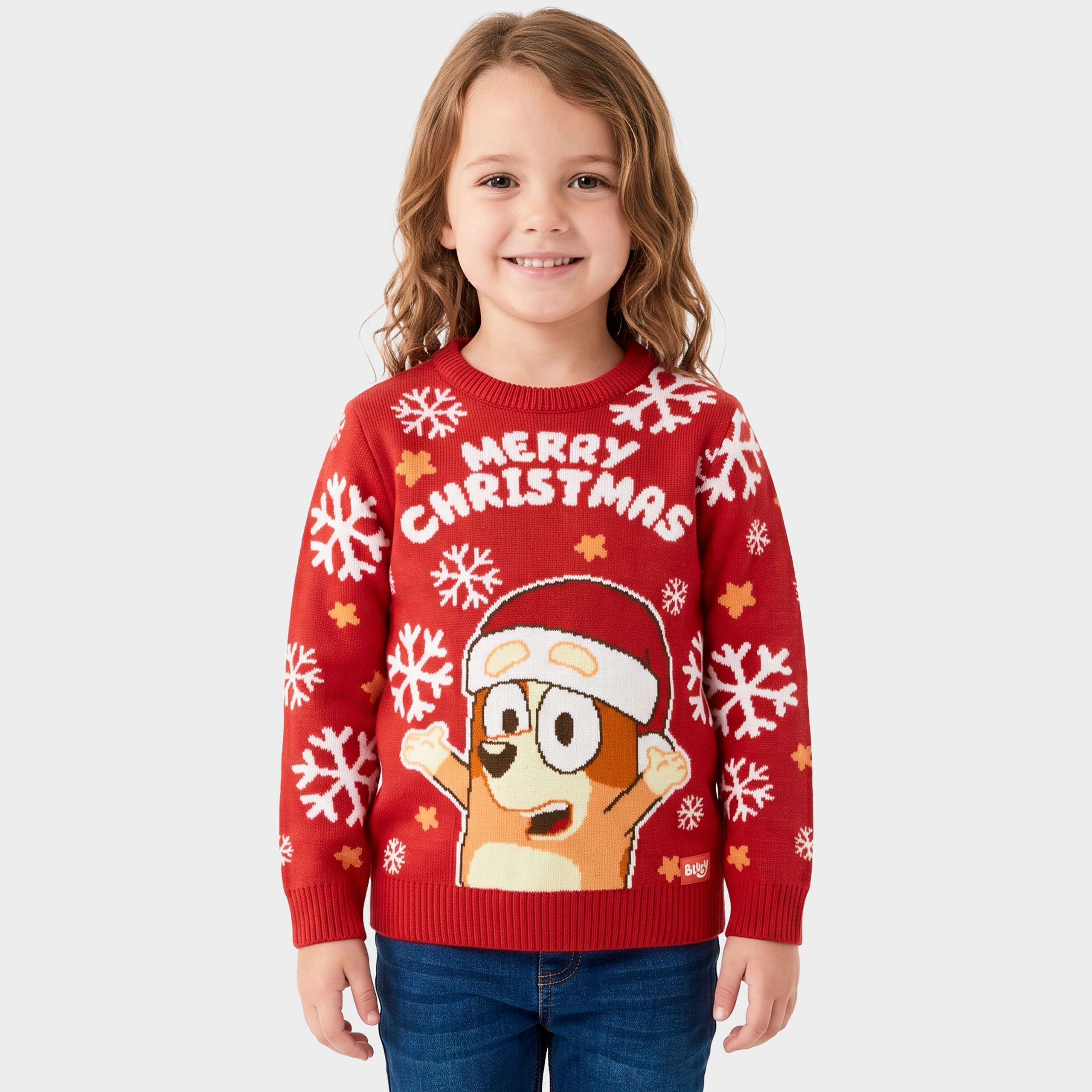 BLUEY TOPS | GIRLS XMAS JUMPER