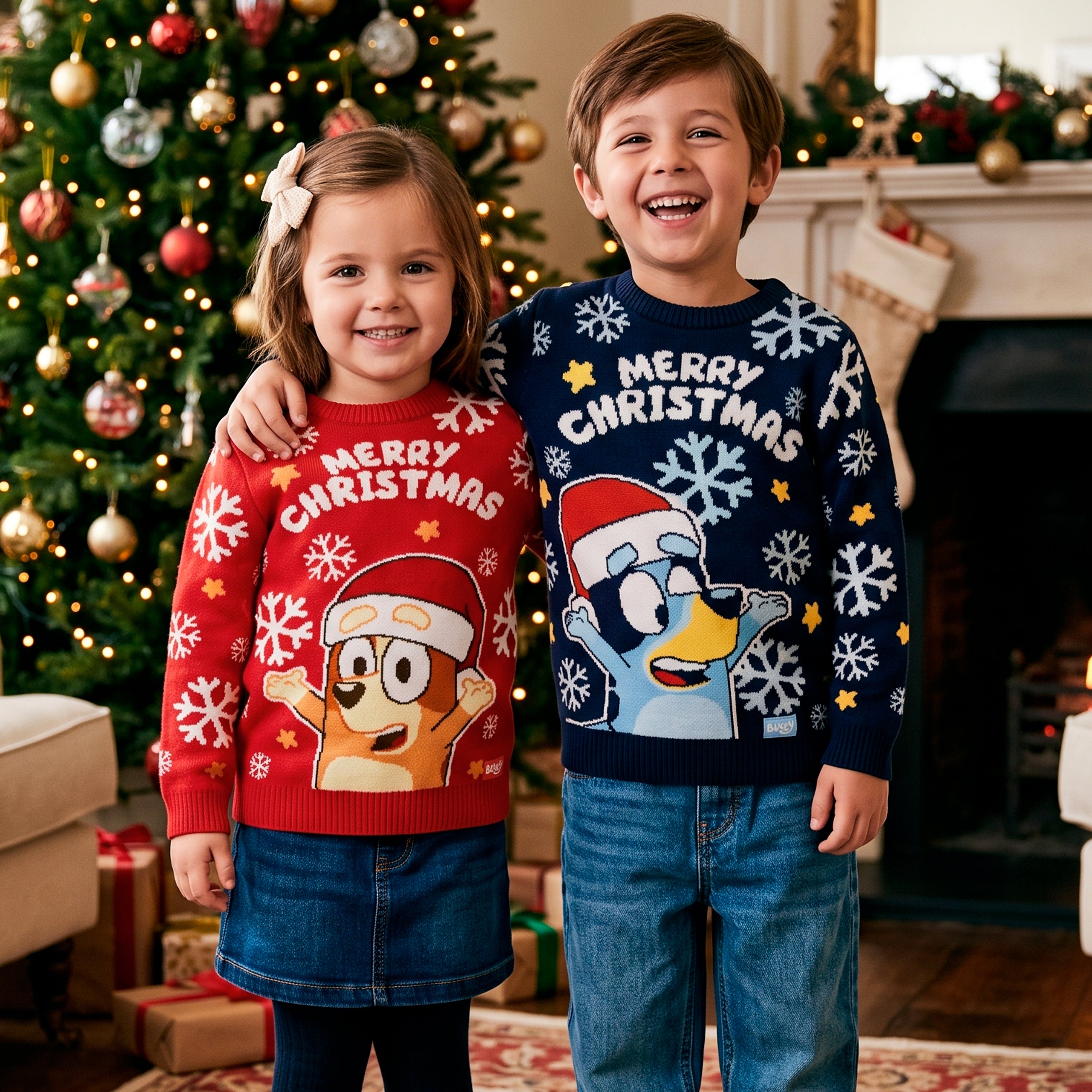 BLUEY TOPS | BOYS XMAS JUMPER