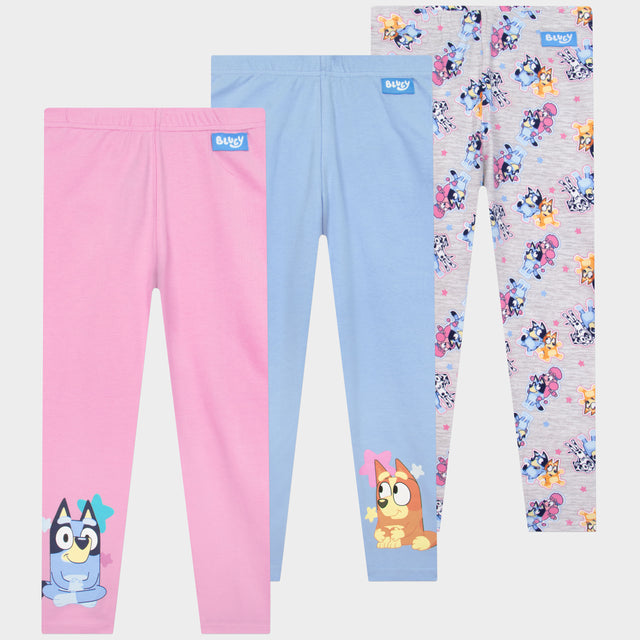 Bluey And Bingo 3 Pack Leggings