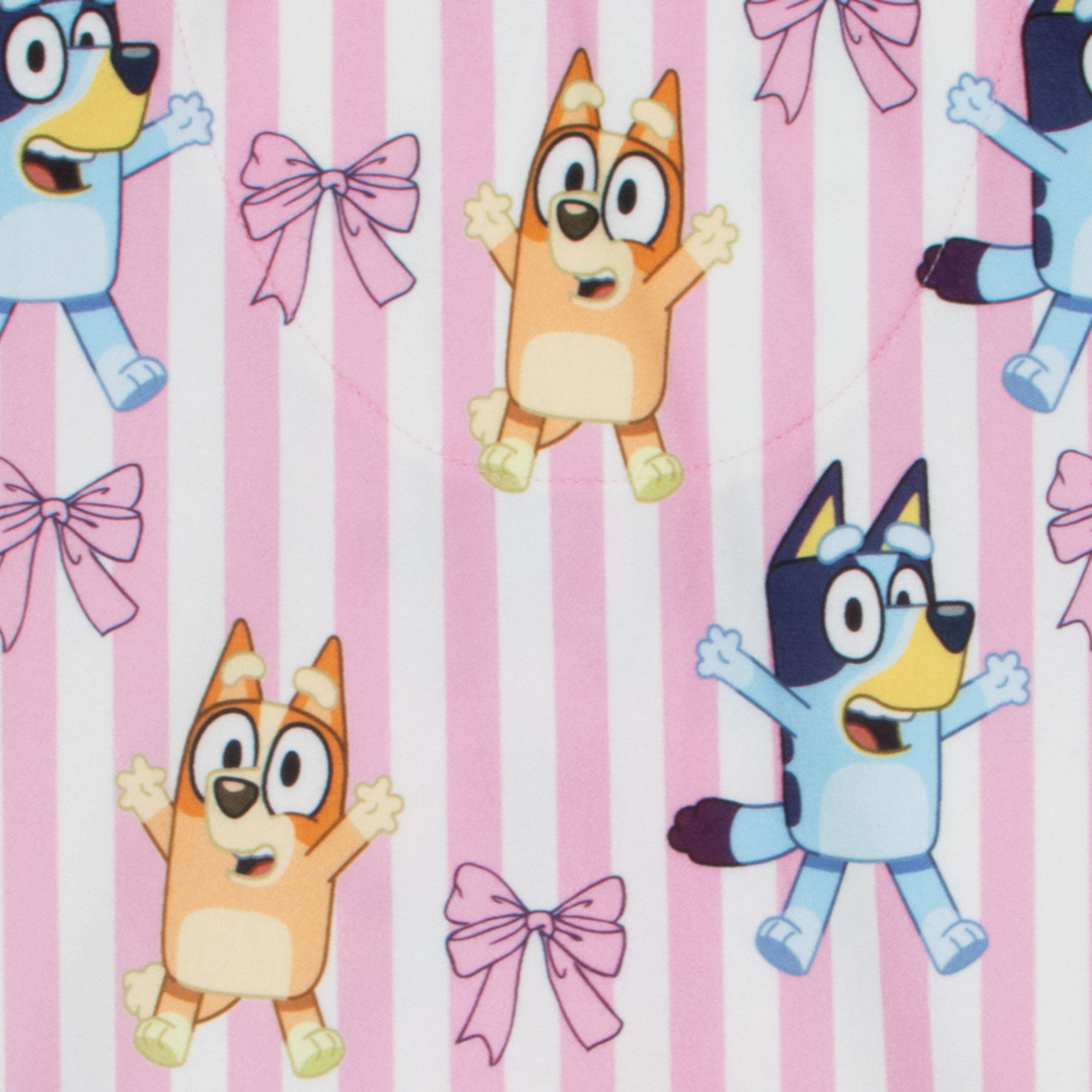 Bluey & Bingo Button Up Fleece Pyjamas