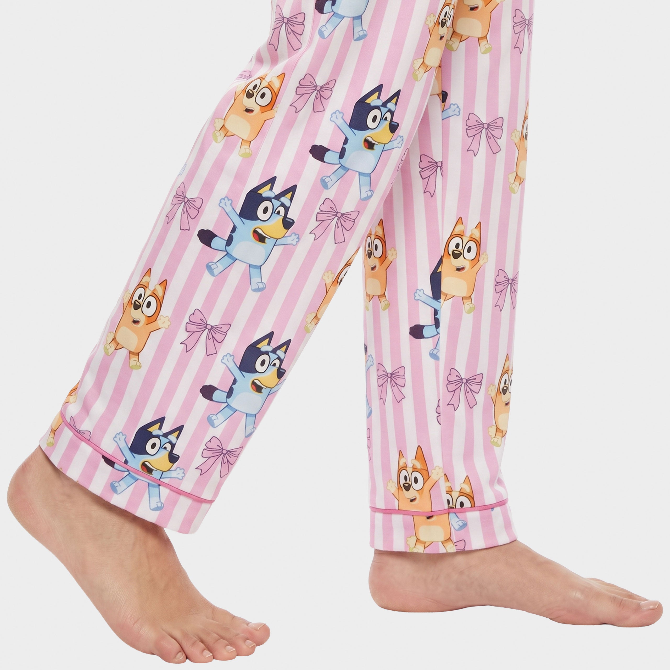 Bluey & Bingo Button Up Fleece Pyjamas