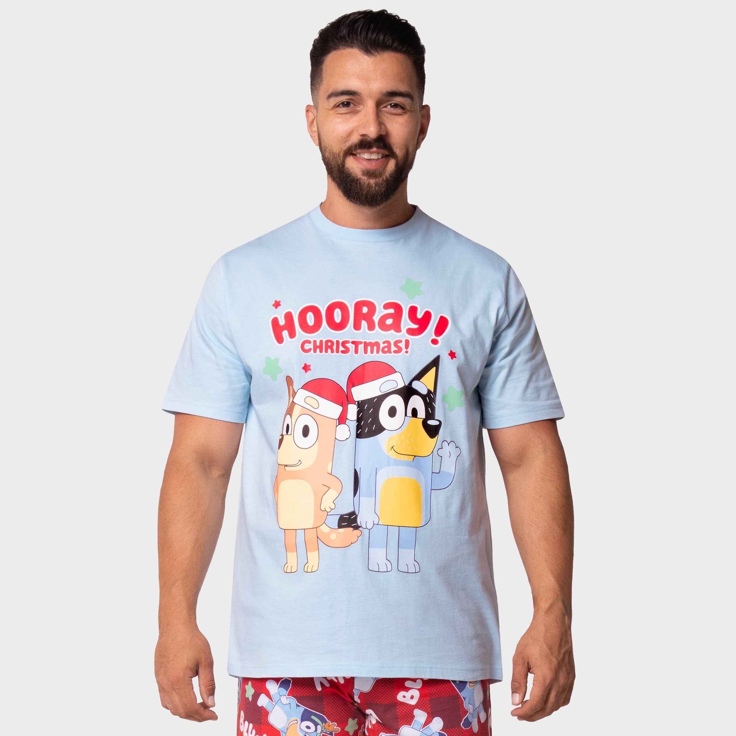 Mens Bluey Christmas Pyjamas