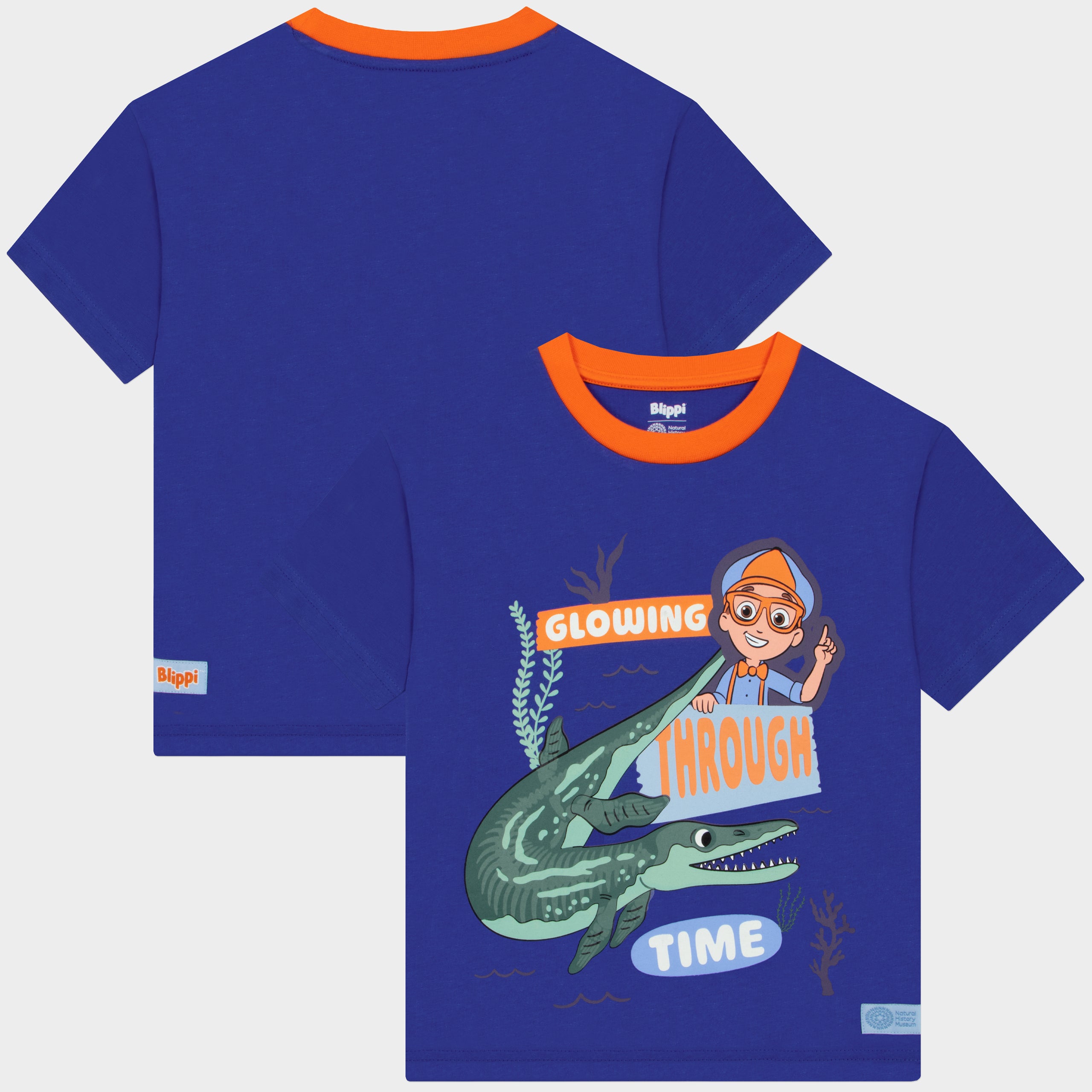 Blippi x NHM Ancient Sea Creatures Glow In The Dark Pyjamas