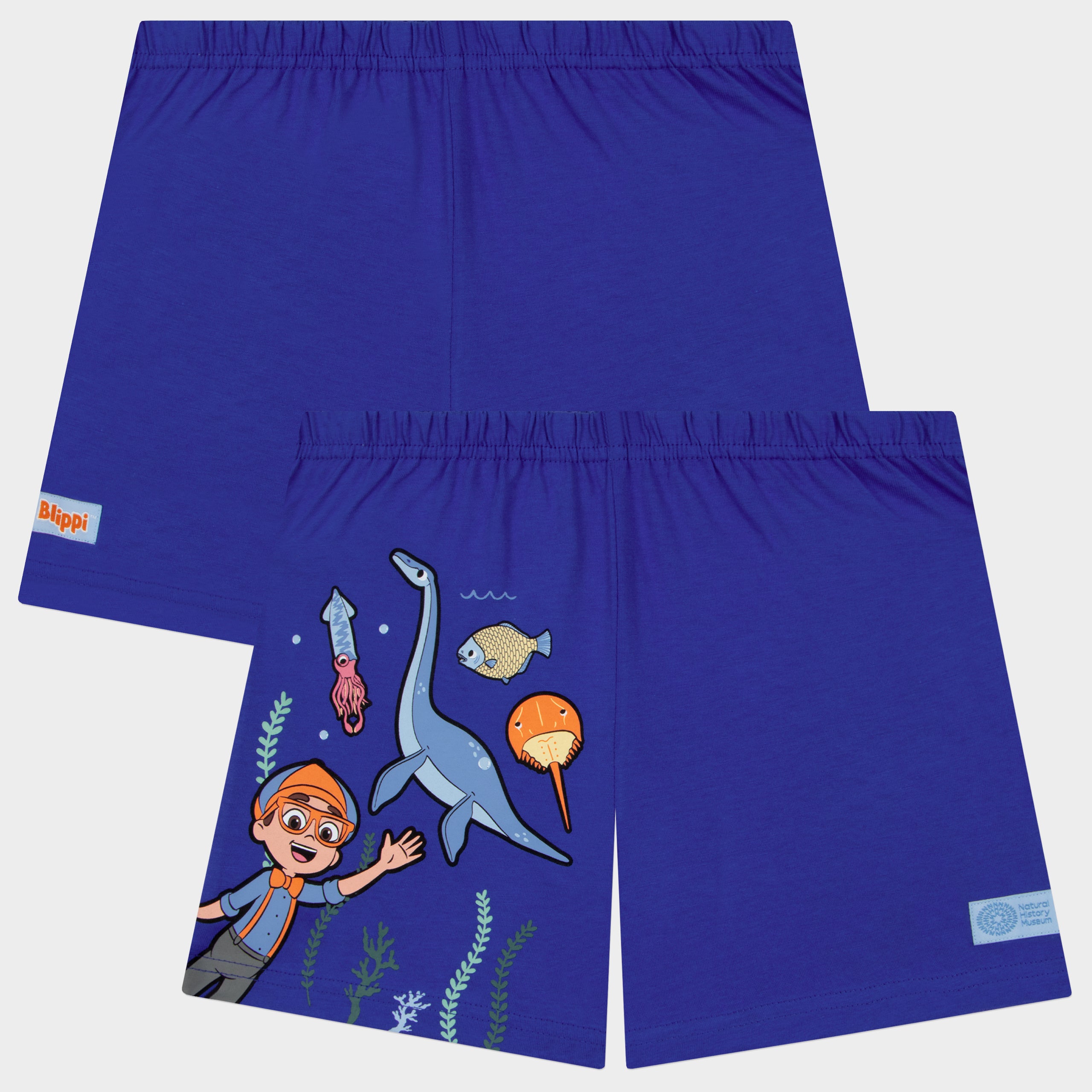 Blippi x NHM Ancient Sea Creatures Glow In The Dark Pyjamas