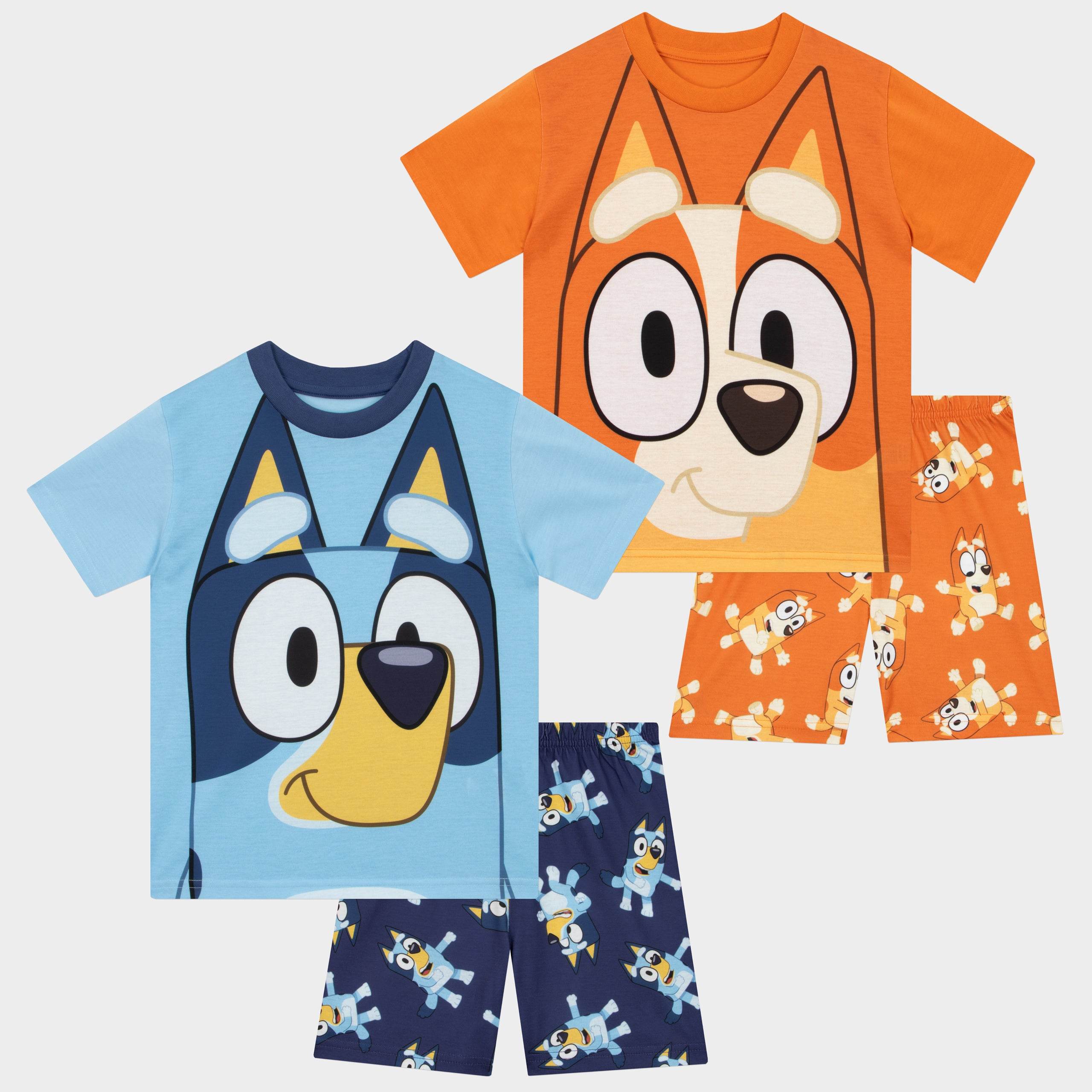 2 Pack Bluey Short Pyjamas - Character.com