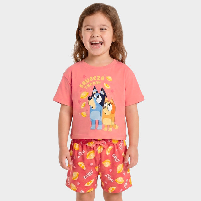 Bluey And Bingo Squeeze the Day Short Pyjama Set
