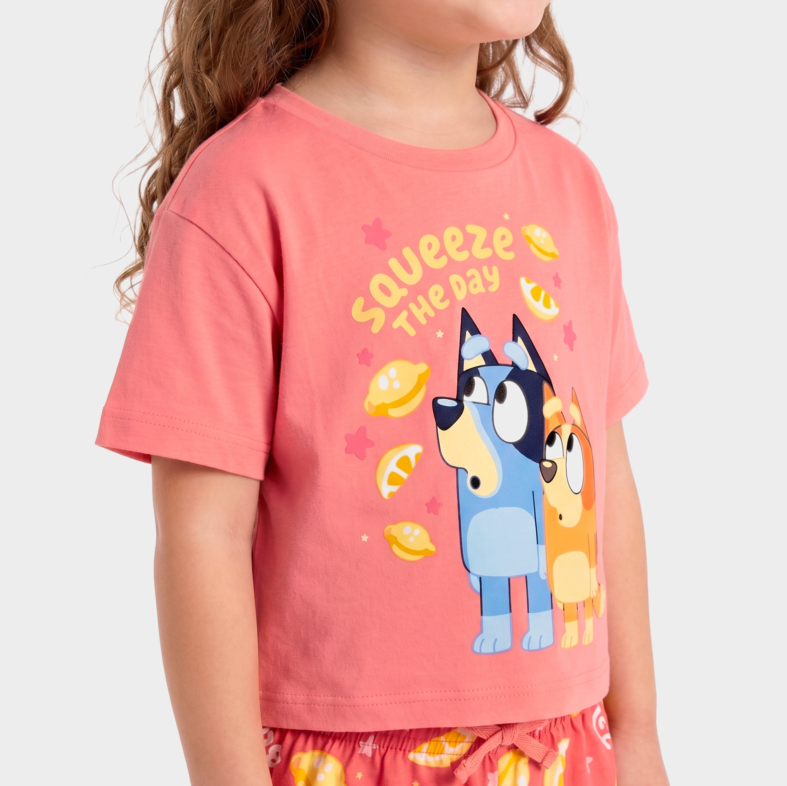 Bluey And Bingo Squeeze the Day Short Pyjama Set