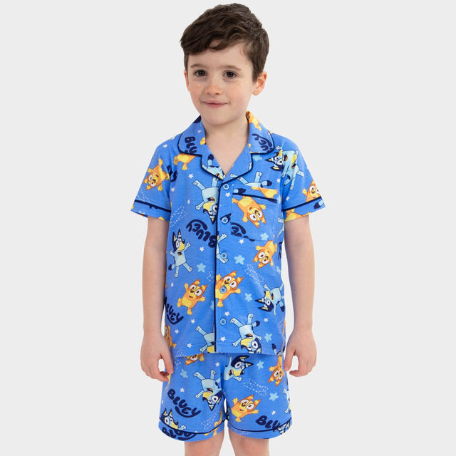 Button Up Bluey Pyjamas - Character.com