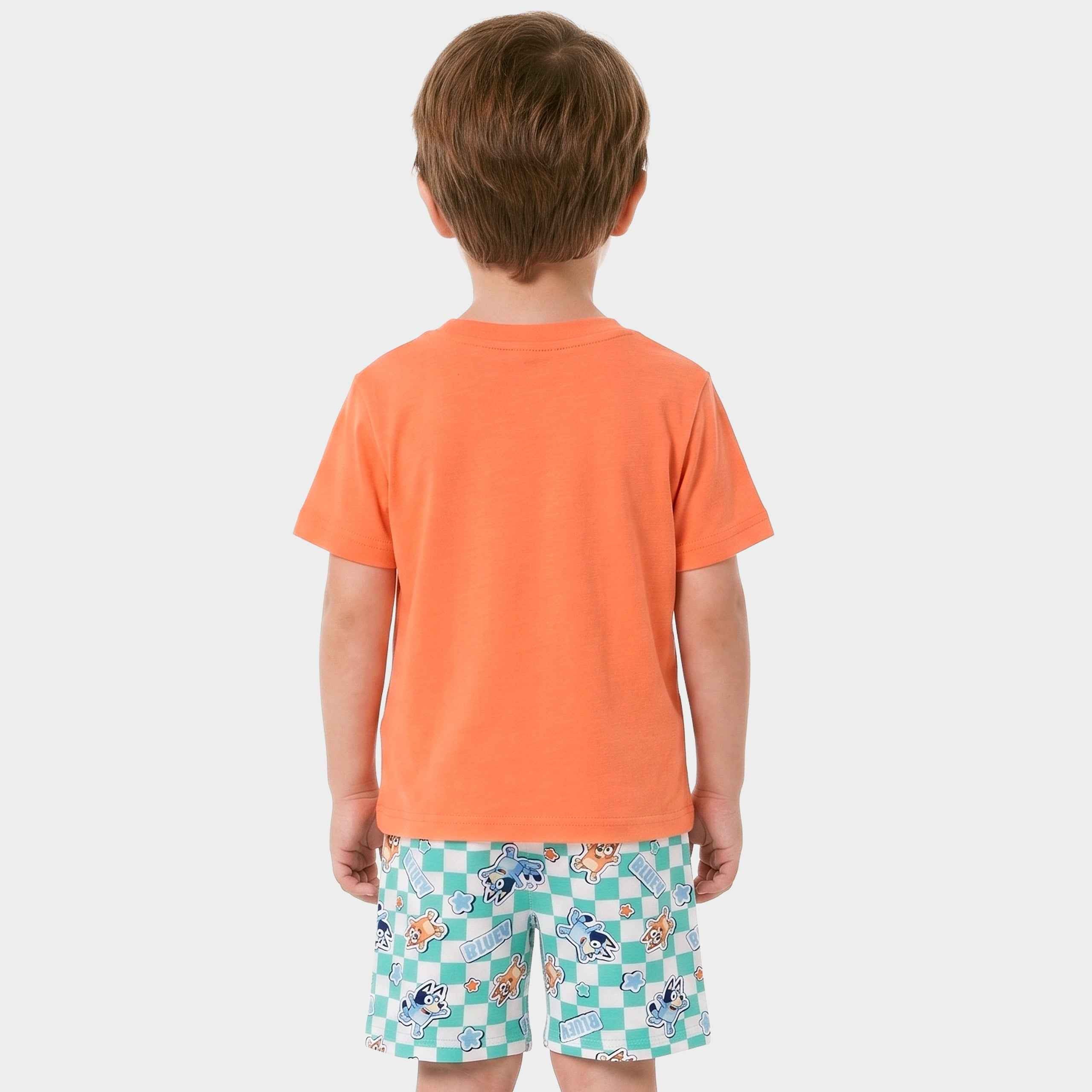 Bluey And Bingo Let's Race Short Pyjamas