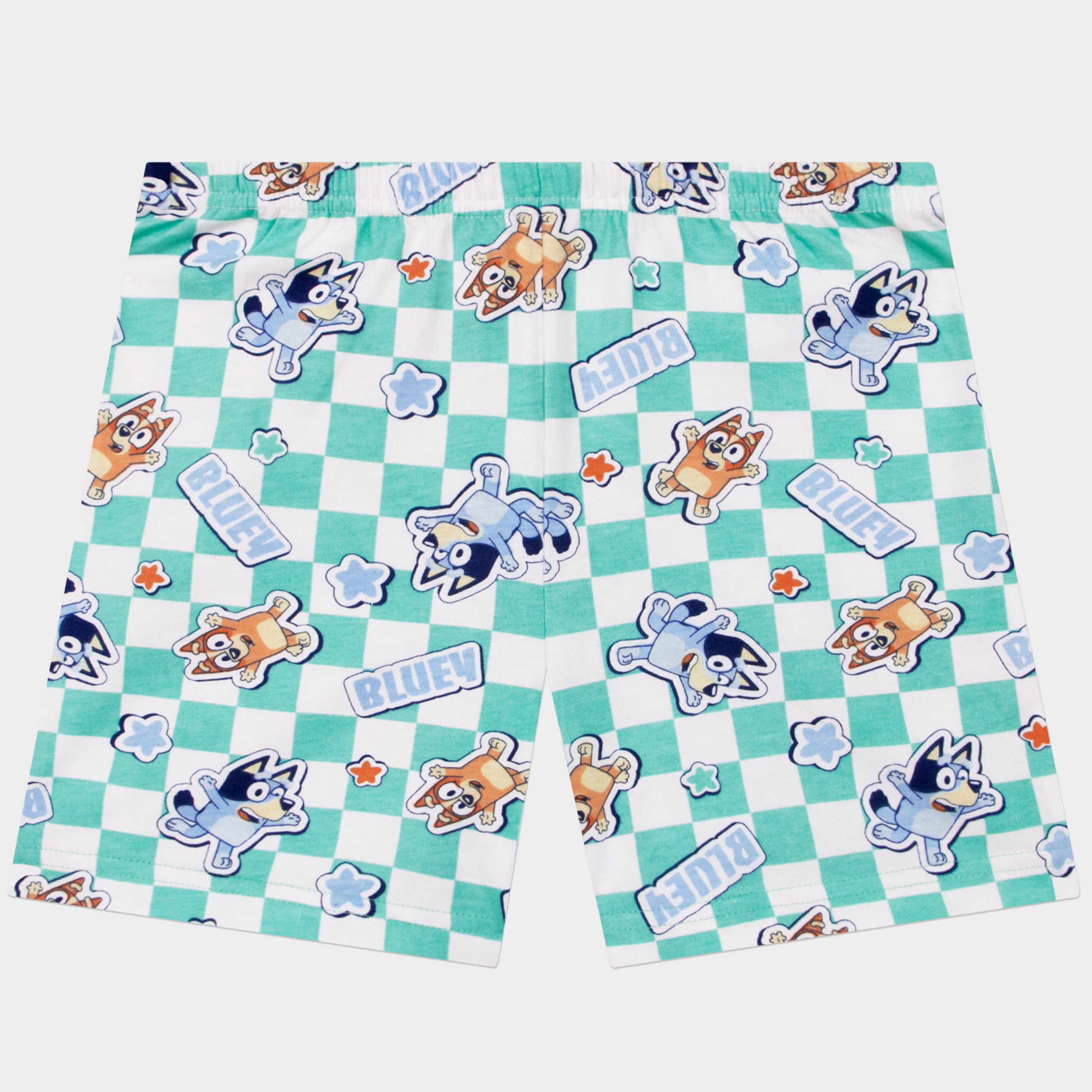 Bluey And Bingo Let's Race Short Pyjamas
