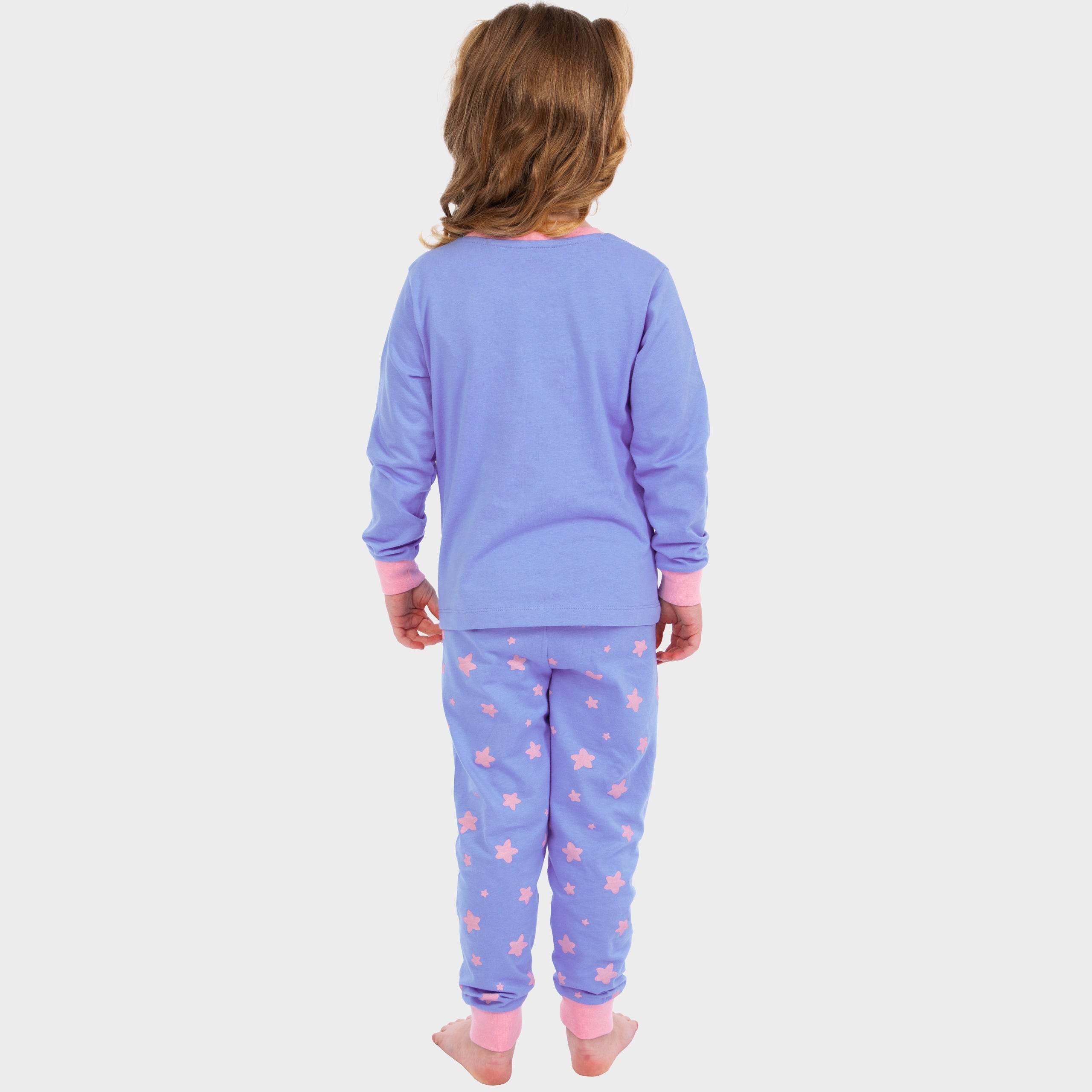 Bluey Mädchen-Schlafanzug – Fliederfarben, Langärmlig, Mit Hose, Für 18-24 Monate Bis 5-6 Jahre