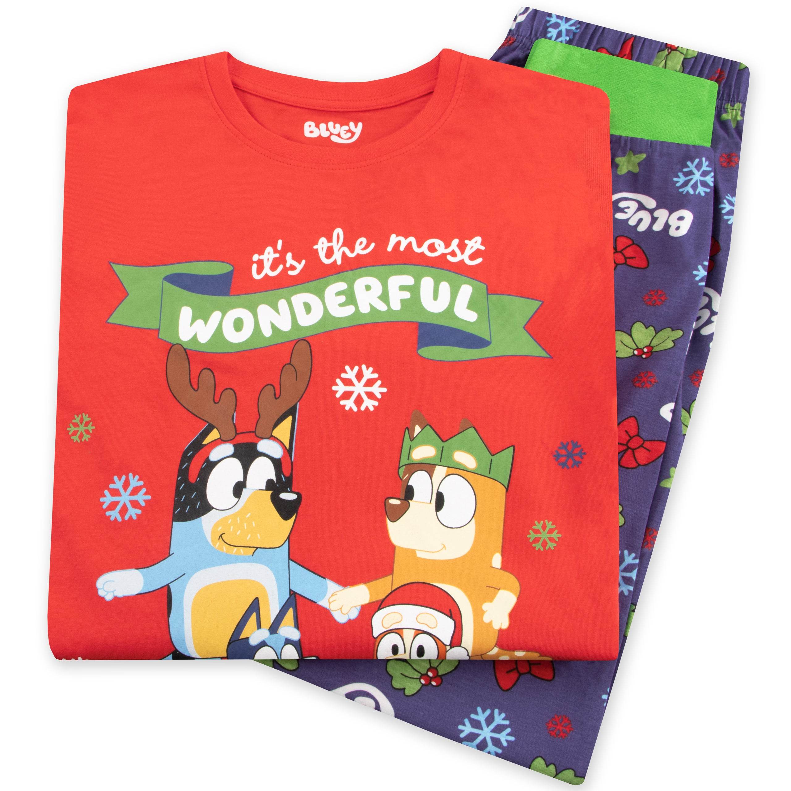 Bluey Christmas Pyjamas Girls Pyjamas Girls PJs - Main Image