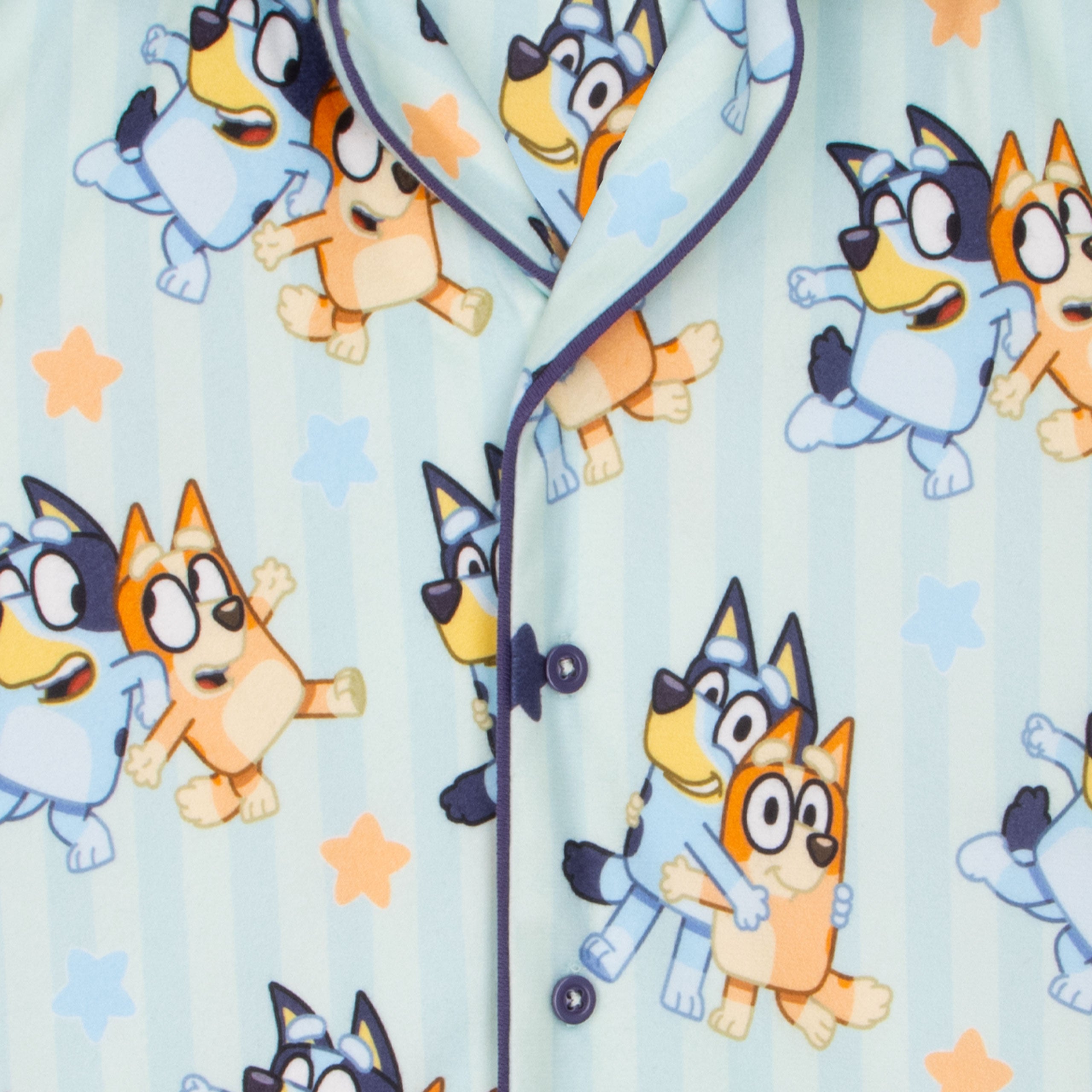 Bluey & Bingo Button Up Pyjamas