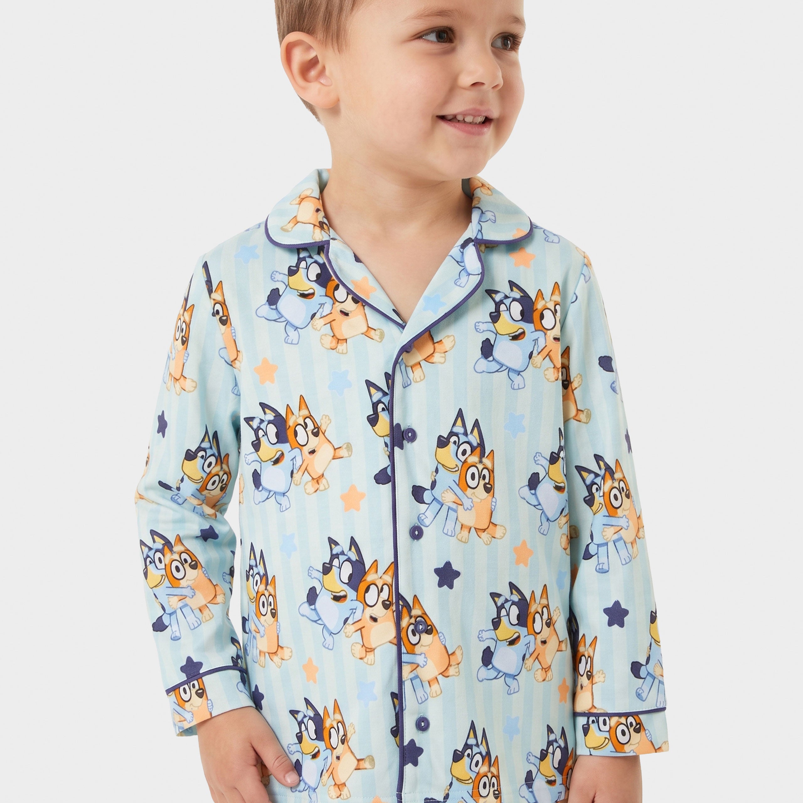 Bluey & Bingo Button Up Pyjamas