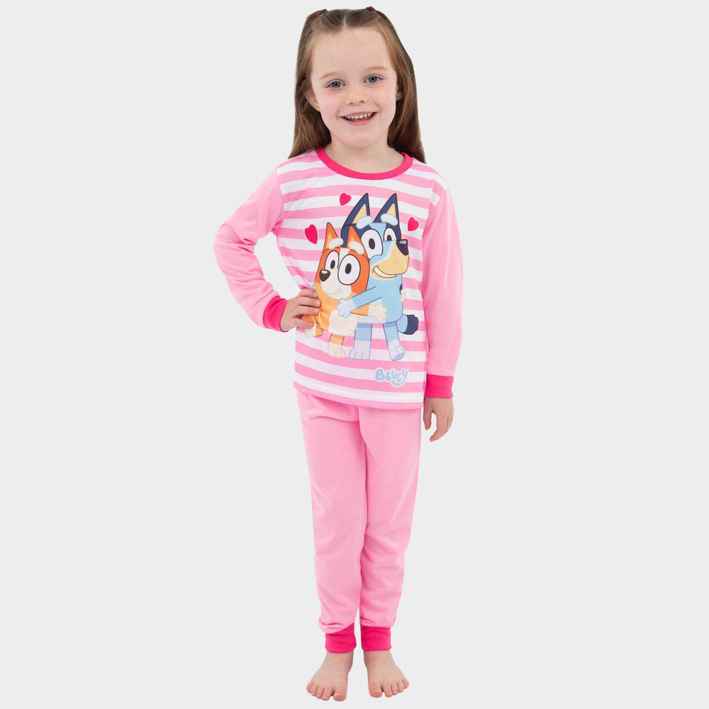 Bluey & Bingo - Bluey - Pyjama met Korte Mouwen voor Kinderen - 100% Katoen - 5-6 Jaar: 116cm Bluey & Bingo - Bluey - Pyjama met Korte Mouwen voor Kinderen - 100% Katoen - 5-6 Jaar: 116cm