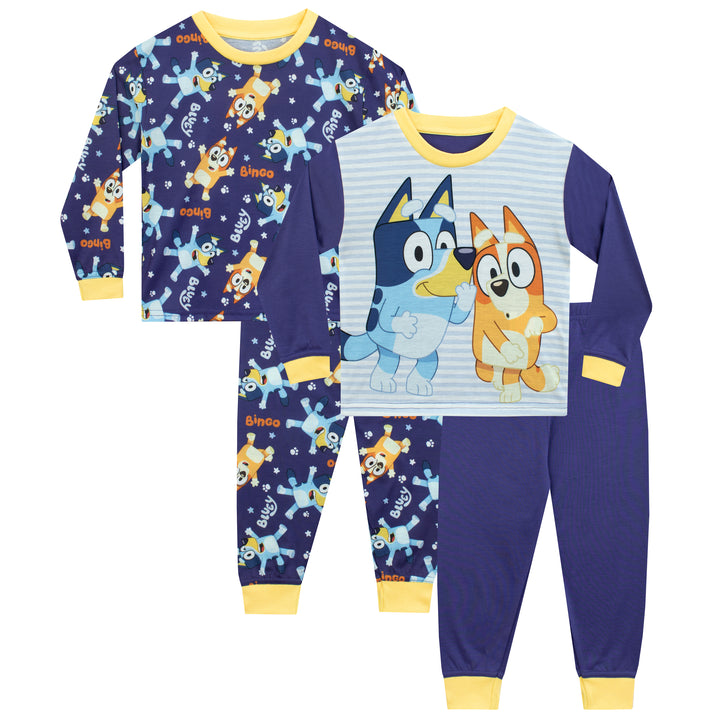 Tweedelige, korte pyjama met 'Bluey'-print - 2-delig - BLAUW - Jongen - 12.00 Tweedelige, korte pyjama met 'Bluey'-print - 2-delig - BLAUW - Jongen - 12.00