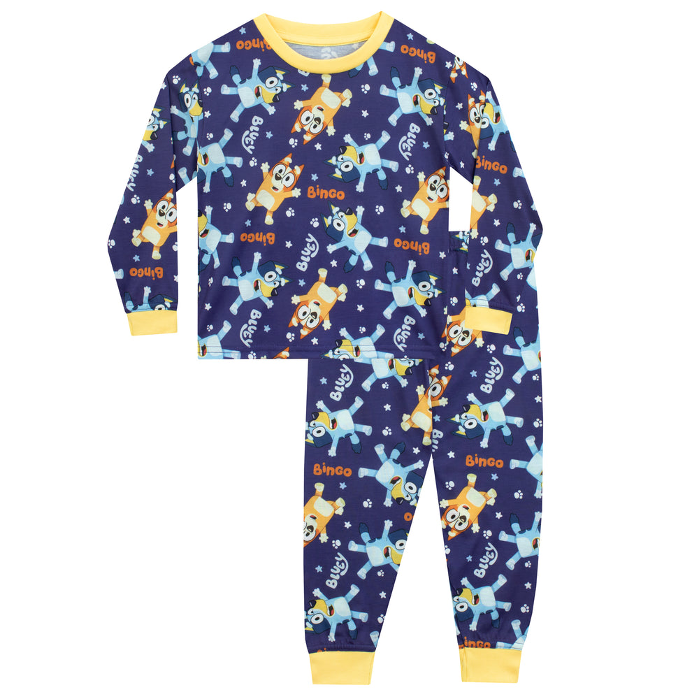 Bluey Velour Flexifit Night Suit Travelling Loungewear & Pyjama Set main image 1