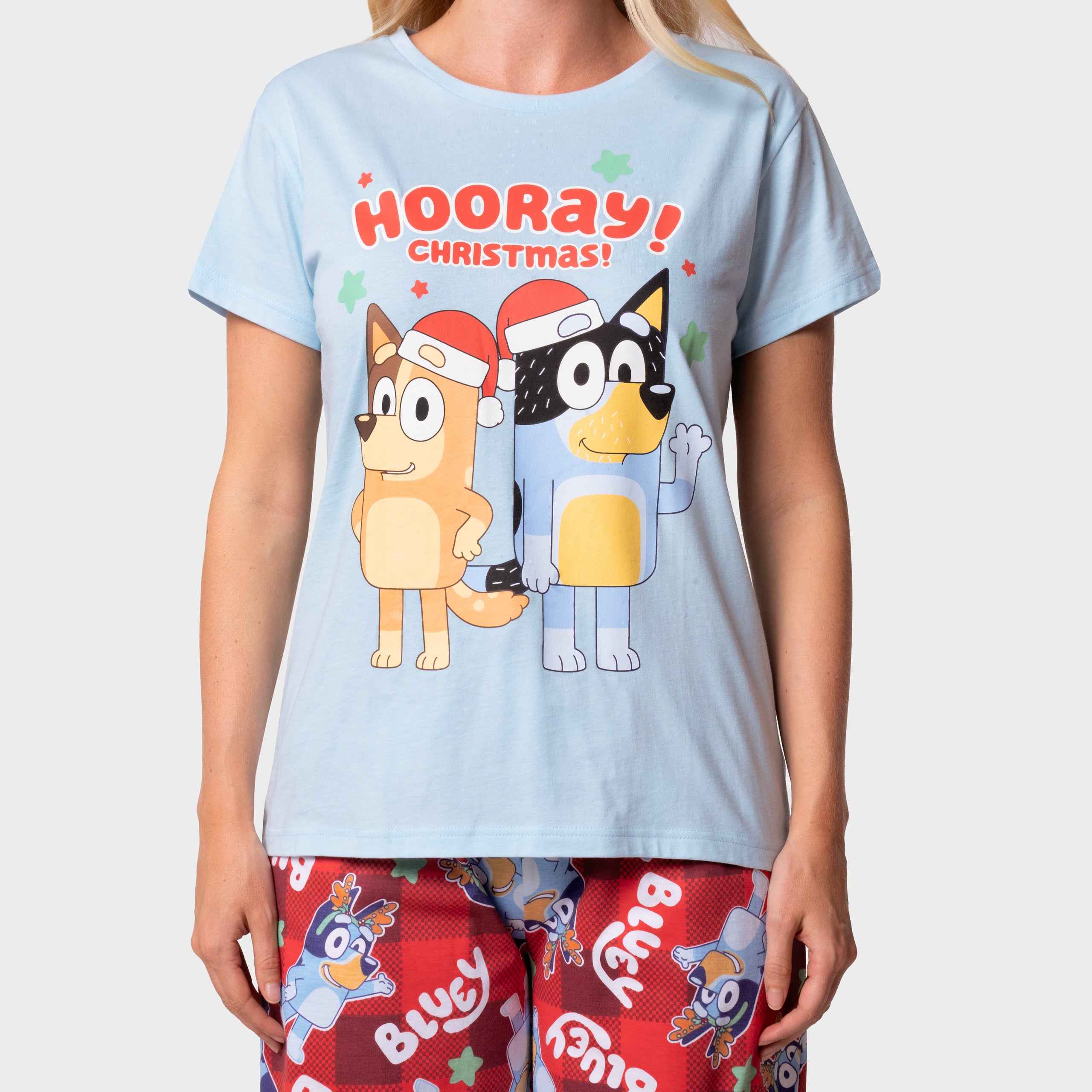 Womens Bluey Christmas Pyjamas