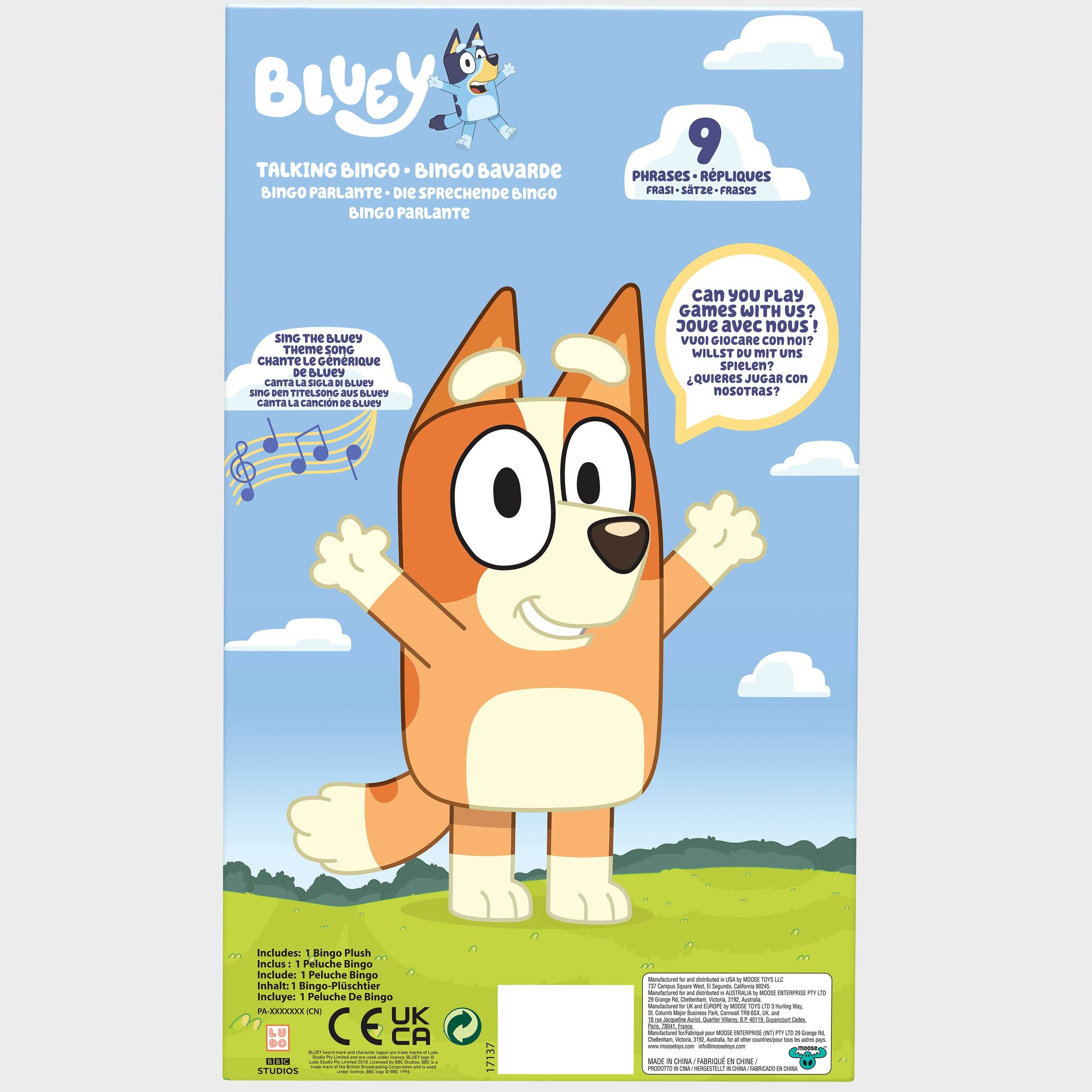 Bluey Plush - Bingo With Sound Effects - Character.com
