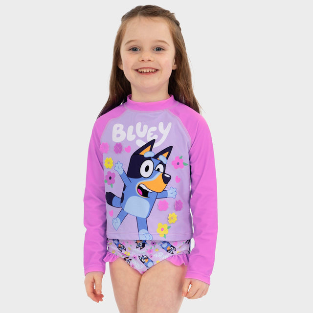 Long Sleeve Bluey Swimsuit - Character.com