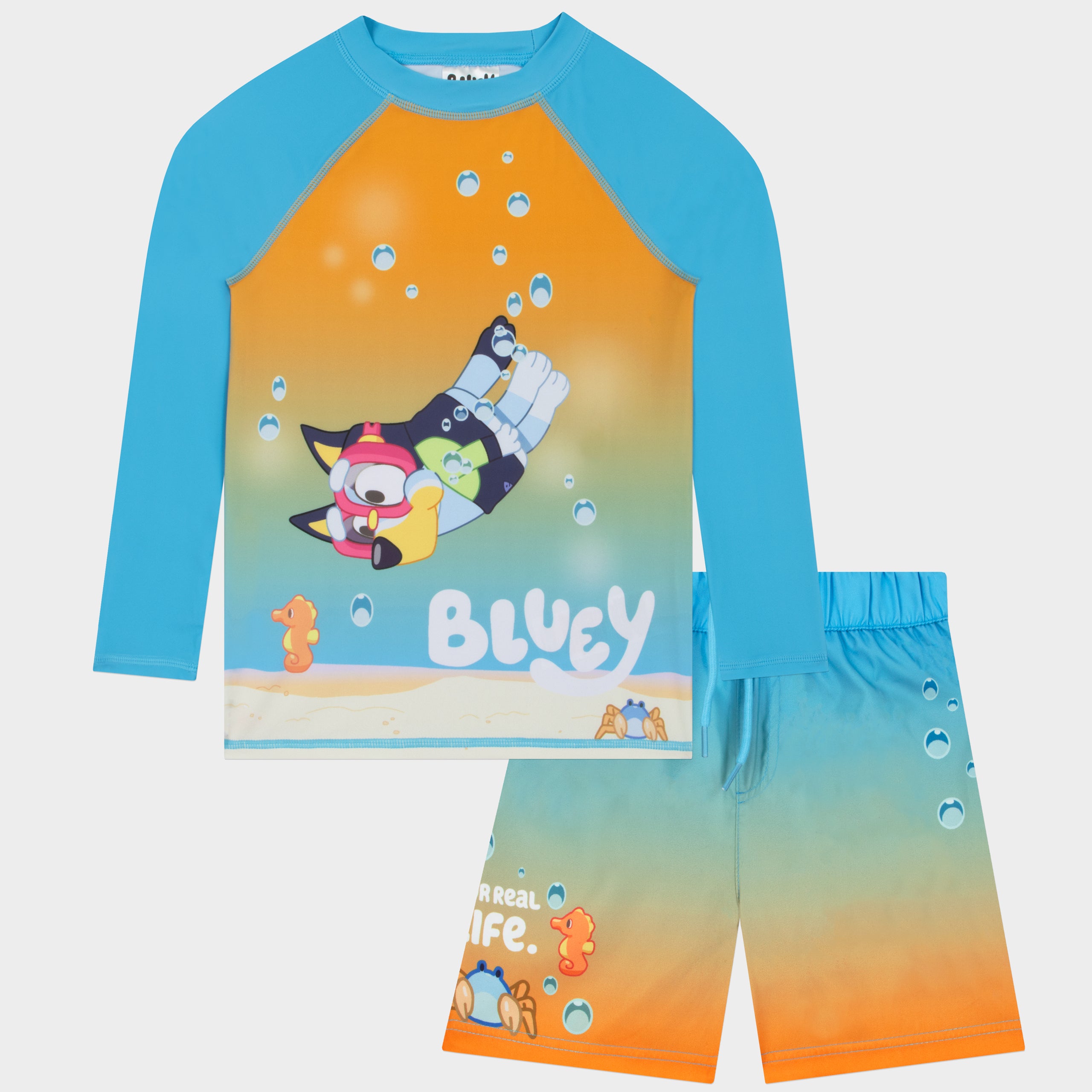 Bluey Two Piece Swim Set - Long Sleeve