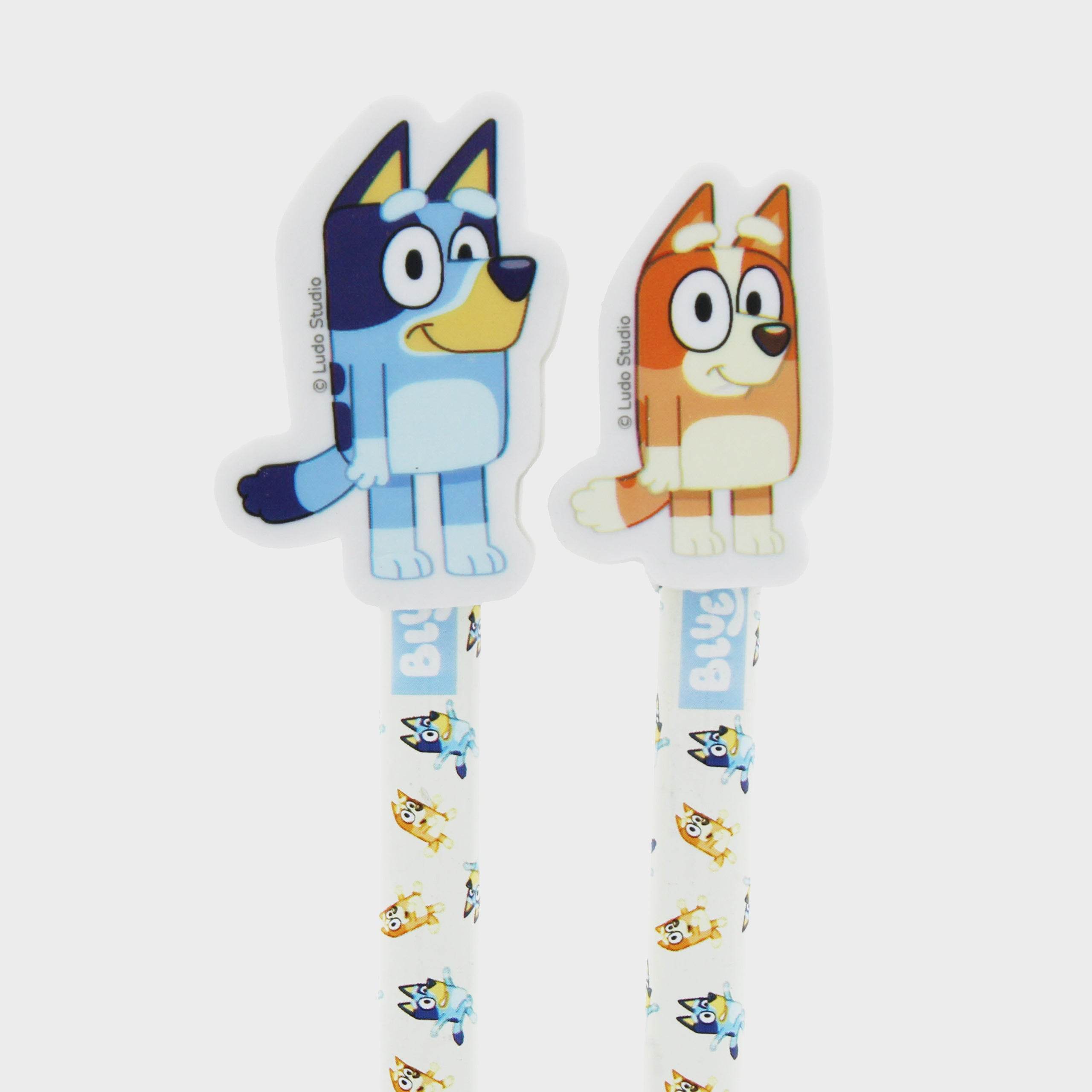 Bluey Pencil & Eraser Set - Character.com
